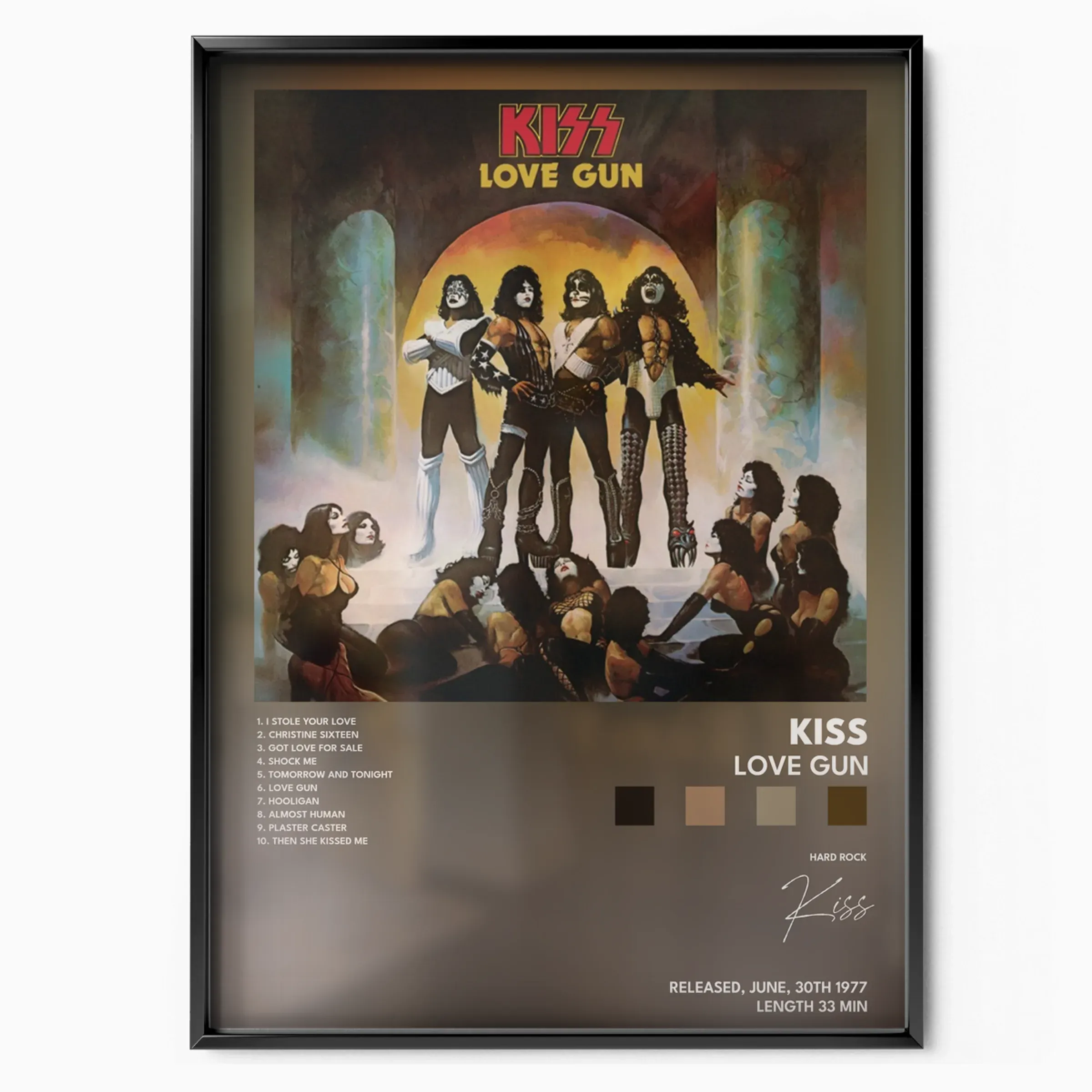 Love Gun Album poster