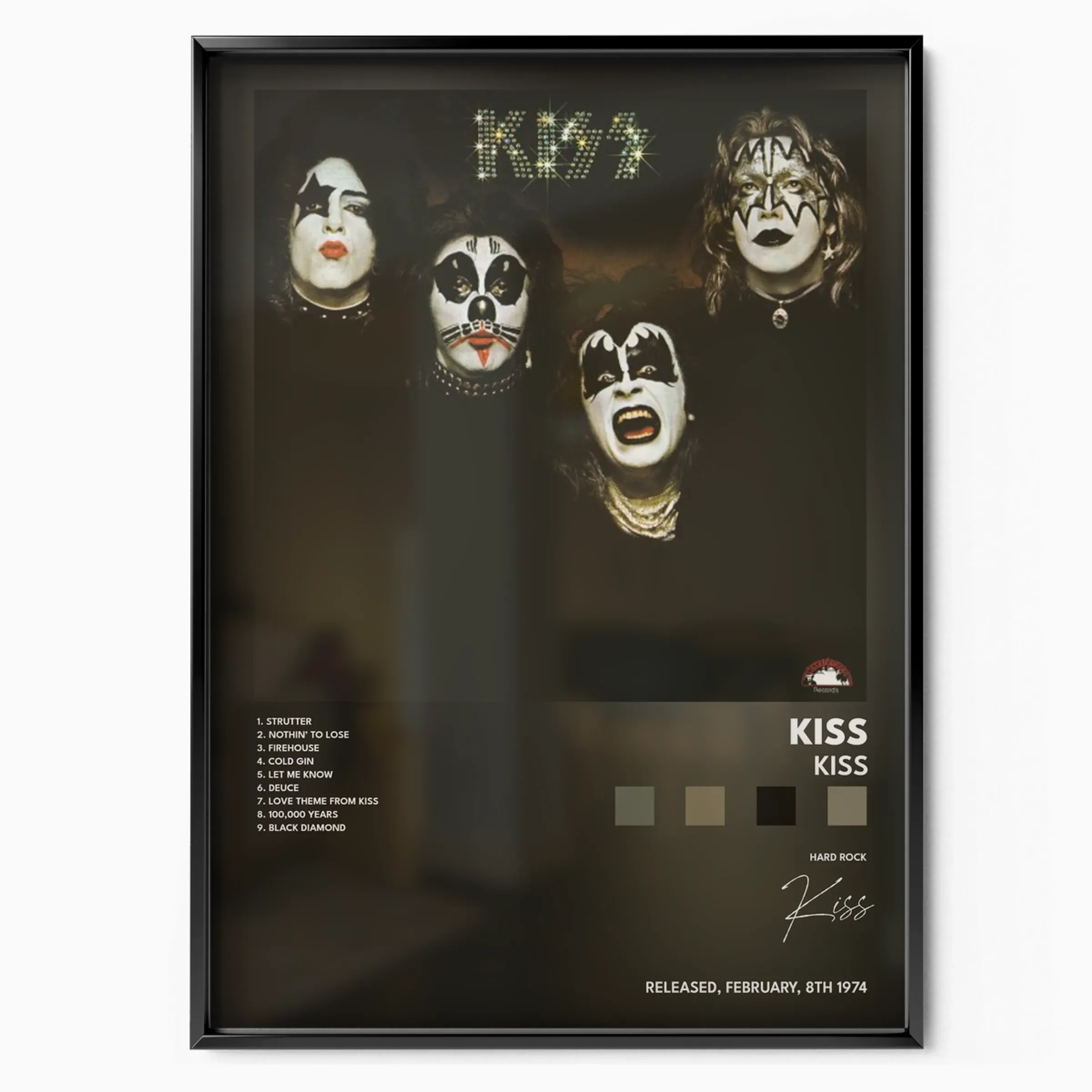 Kiss Album poster