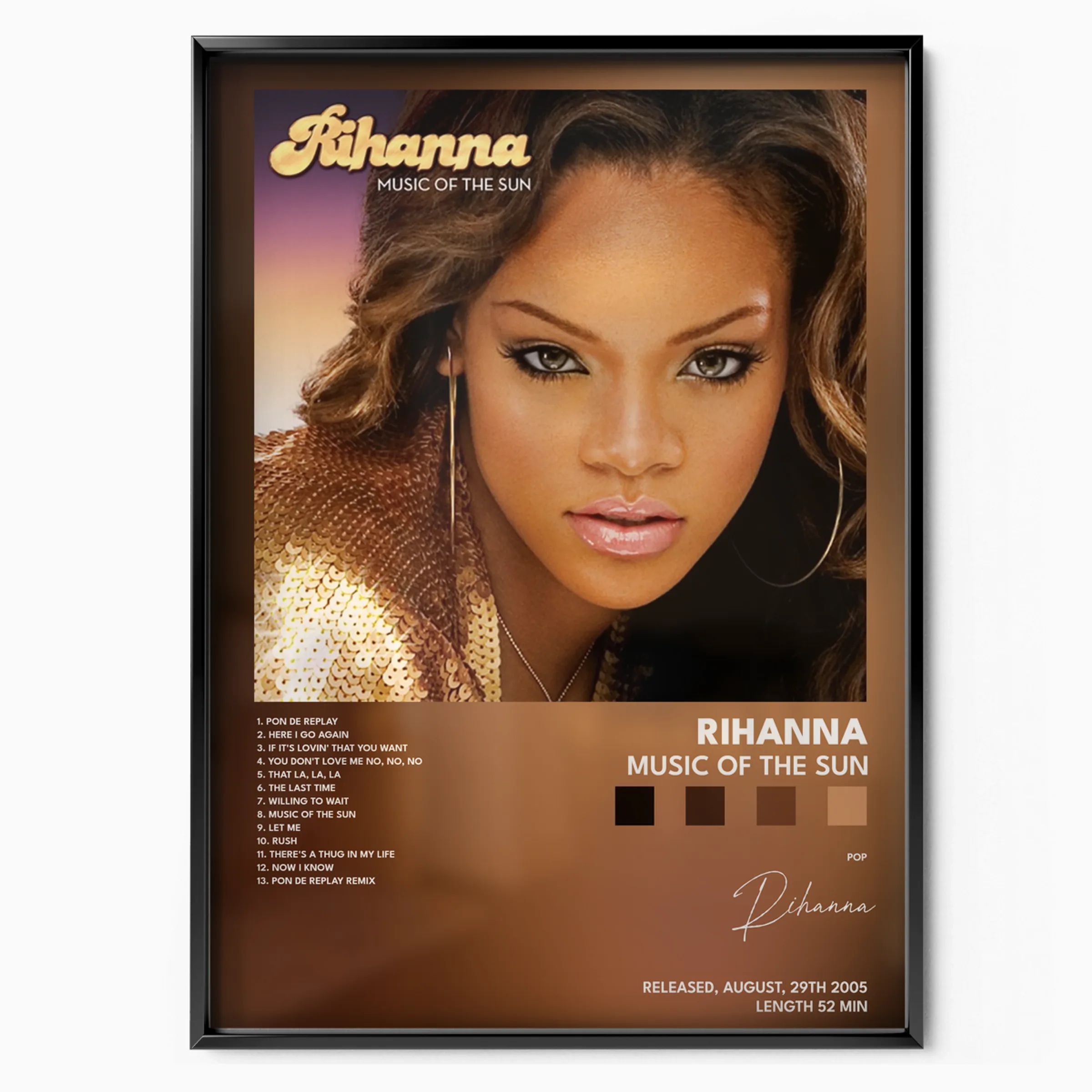 Loud Album poster, museum grade matte print