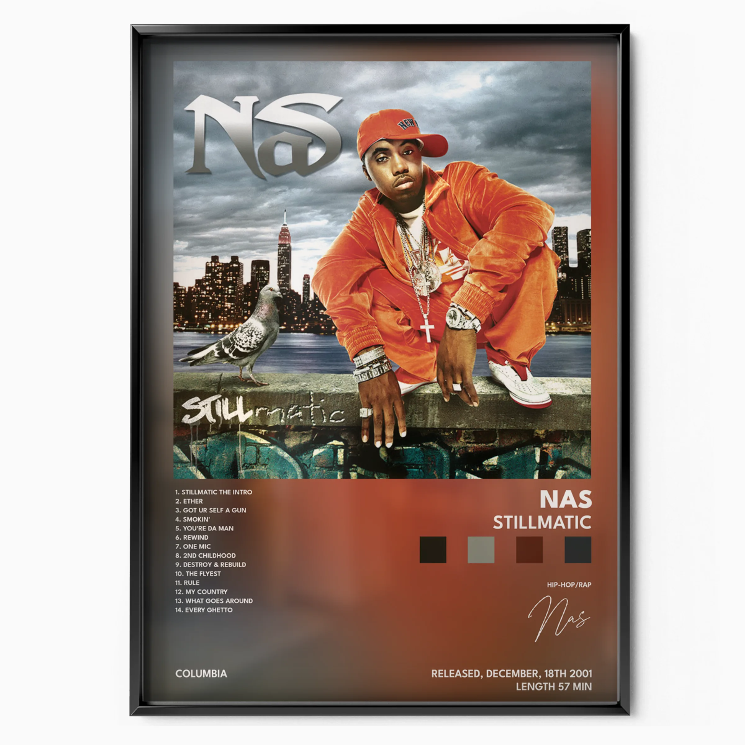 Stillmatic Album poster, museum grade matte print