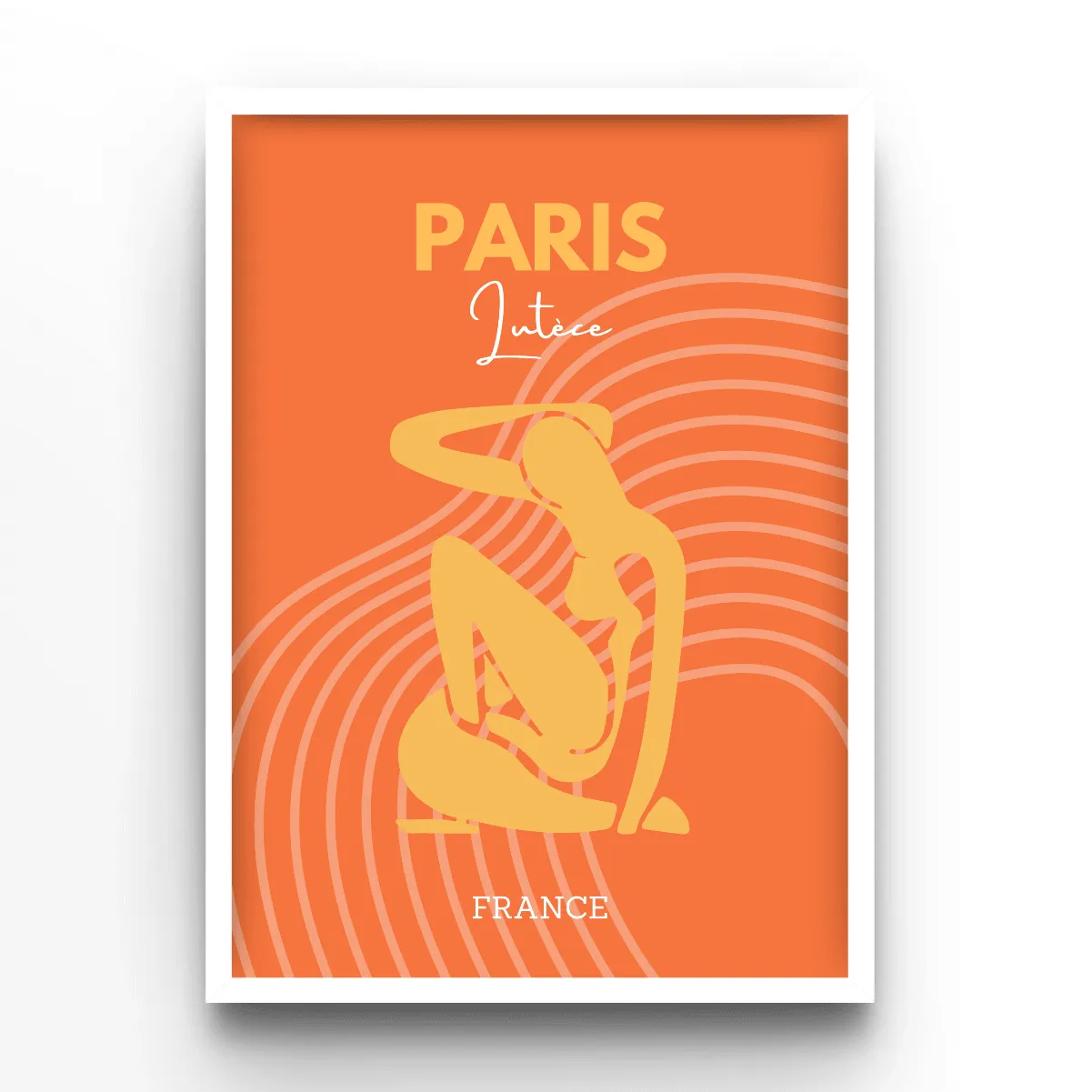 Paris poster, museum grade matte print