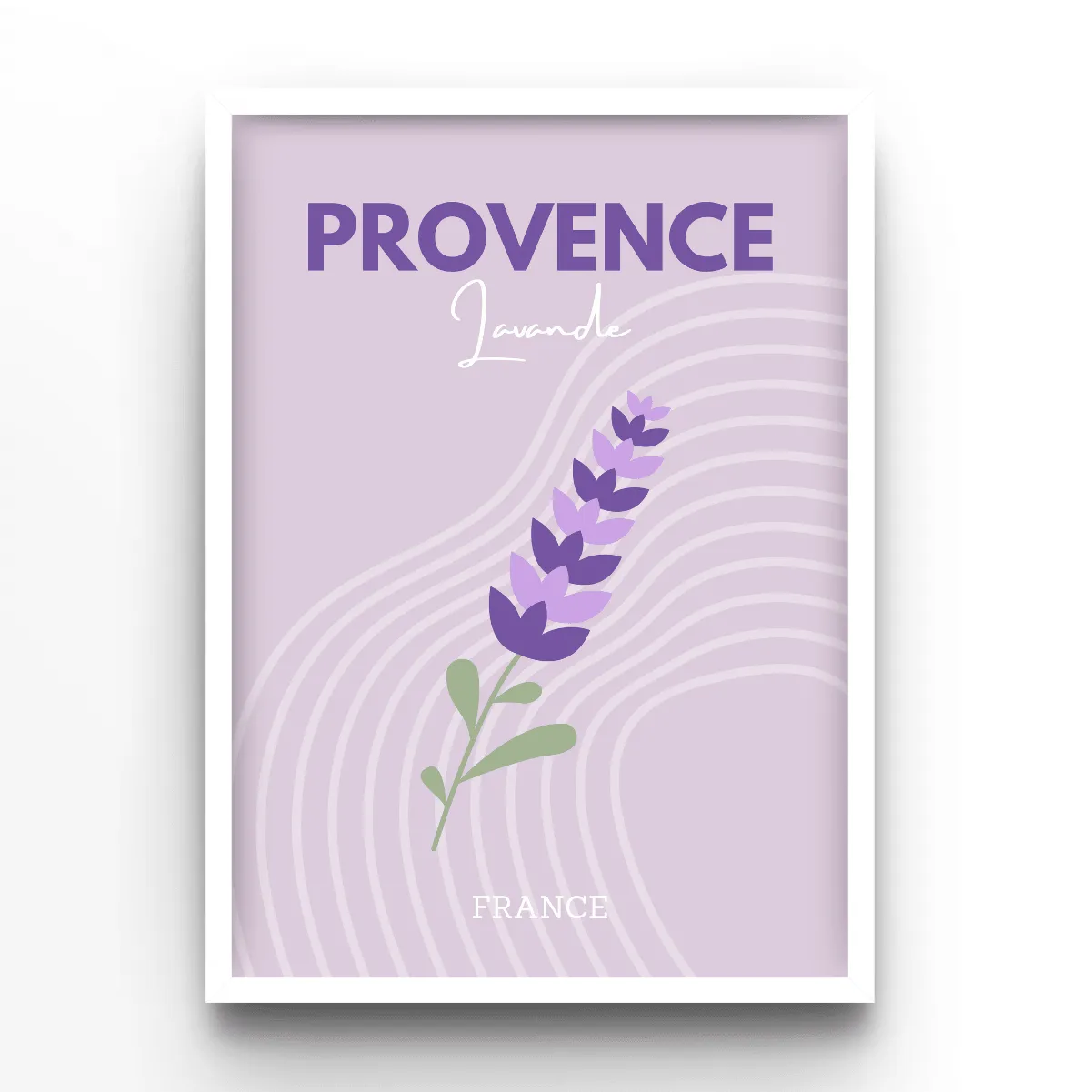 Provence poster, museum grade matte print