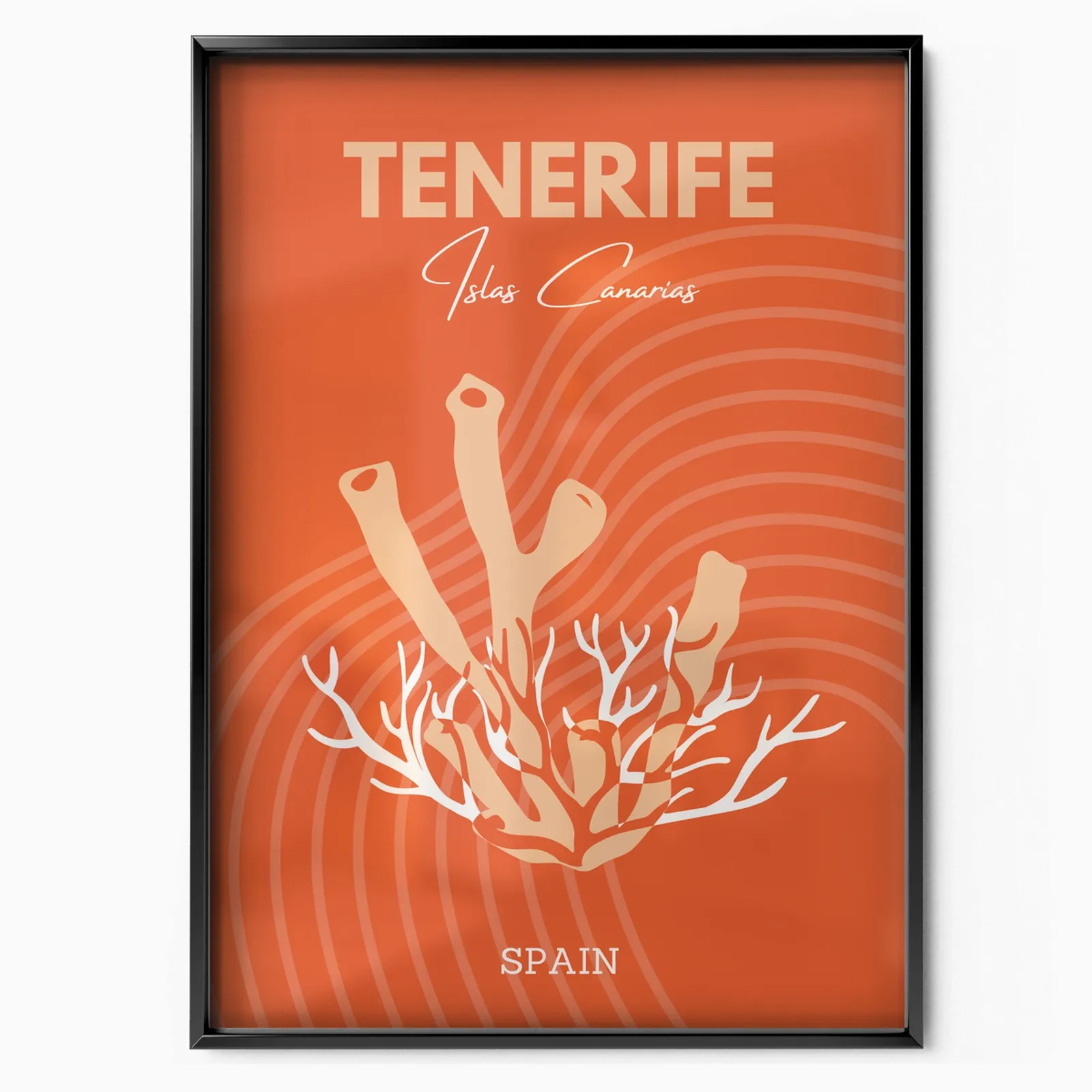 Tenerife poster, museum grade matte print