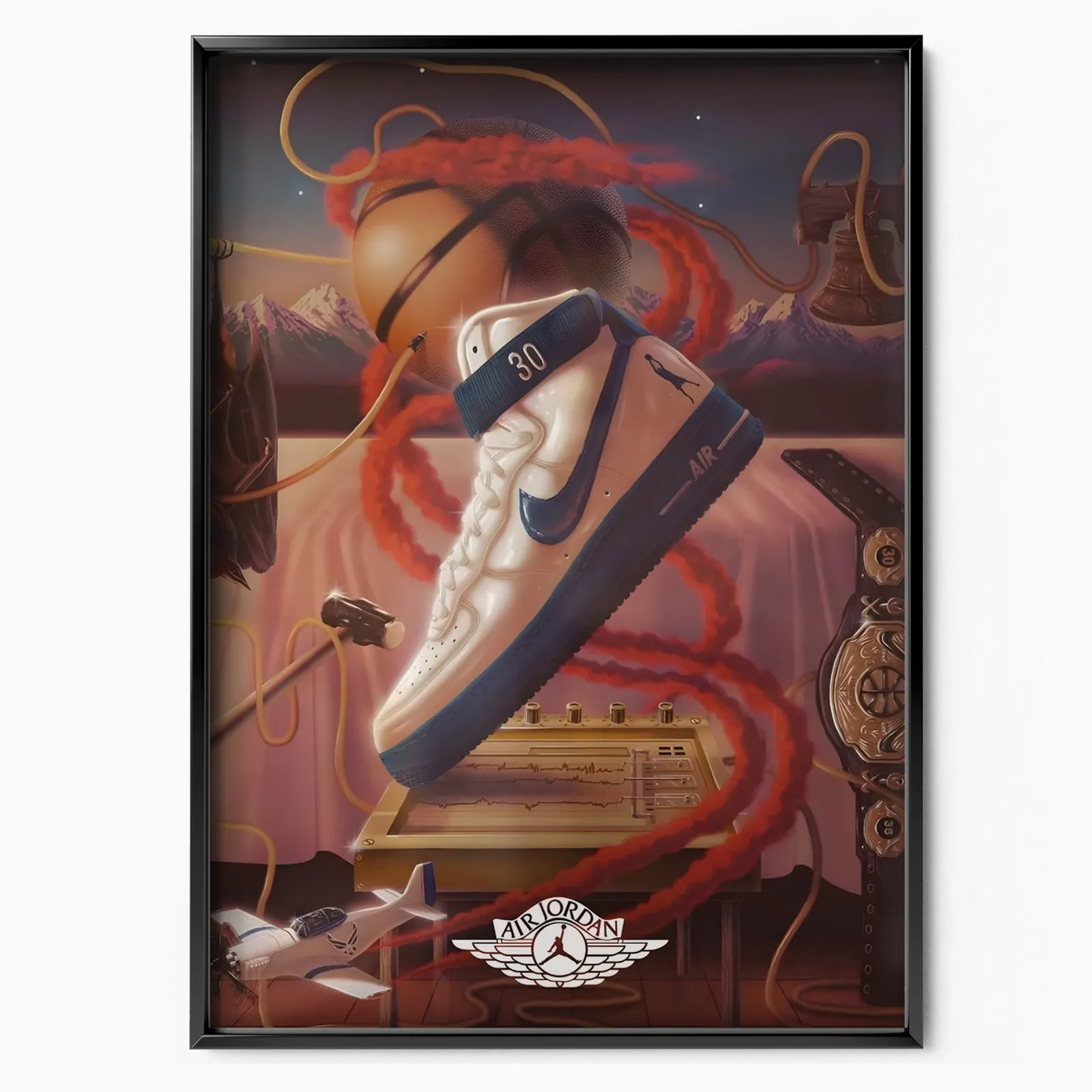 Sneaker Icon poster, impressão mate de qualidade de museu