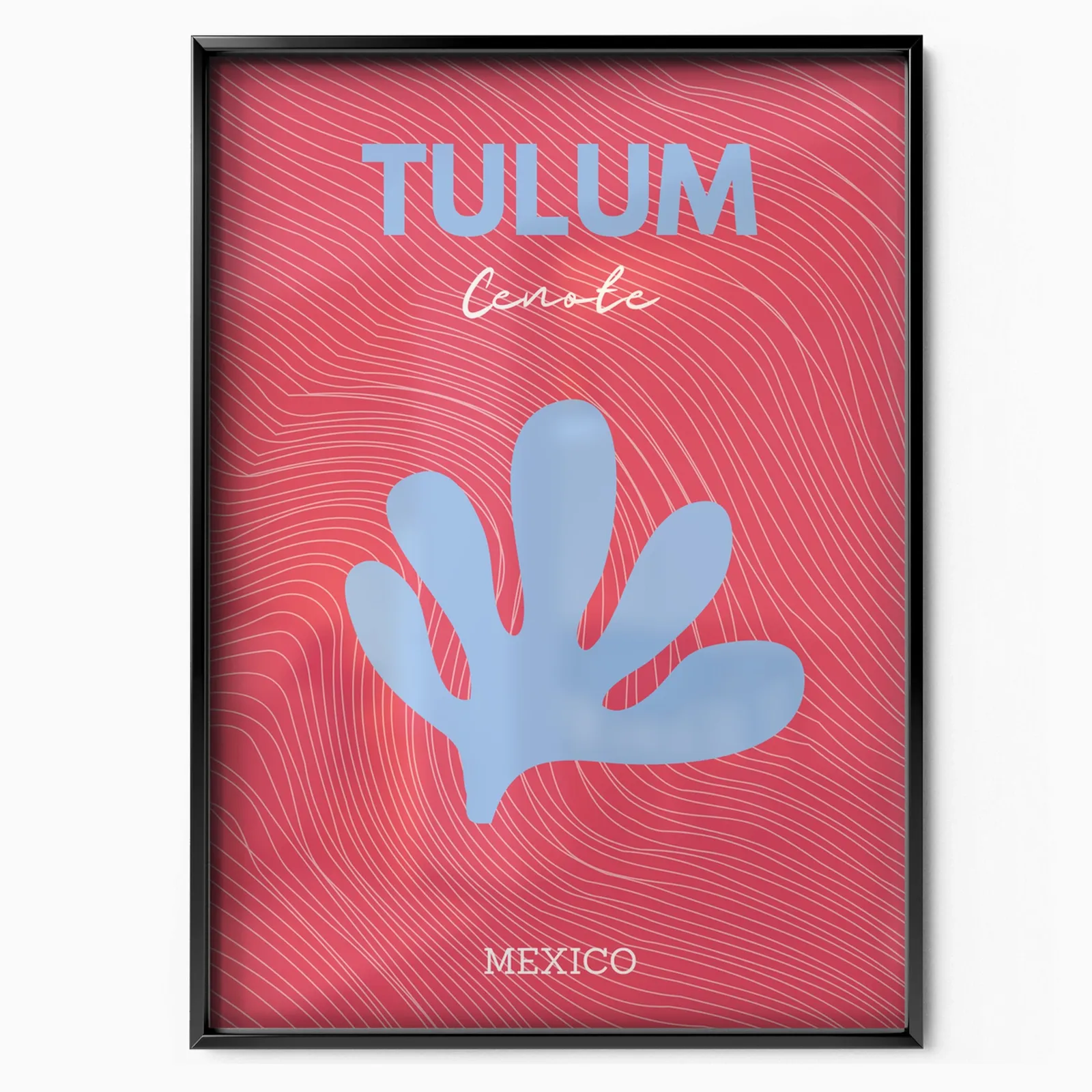 Tulum poster, museum grade matte print