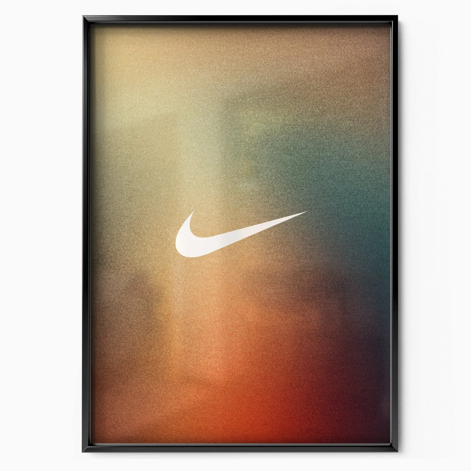 Chuveiro Nike Blur  poster, impressão mate de qualidade de museu
