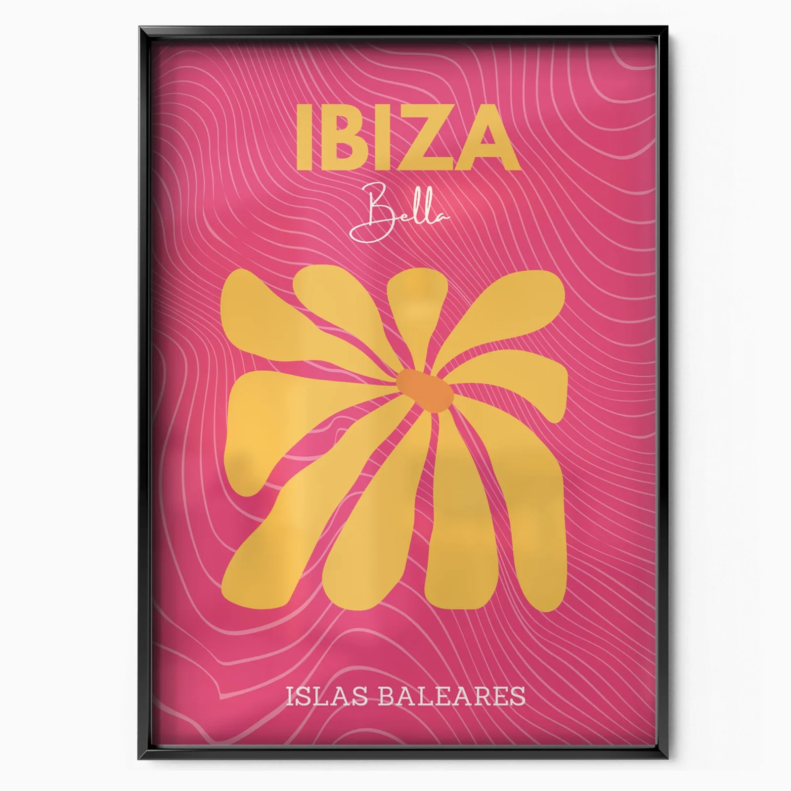 Ibiza Solnedgang poster, museum grade matte print