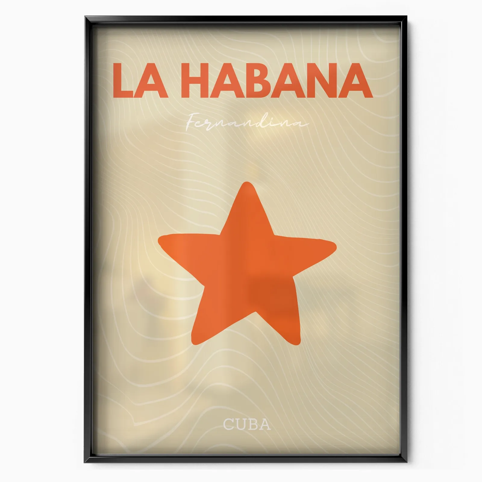 Havana poster, museum grade matte print