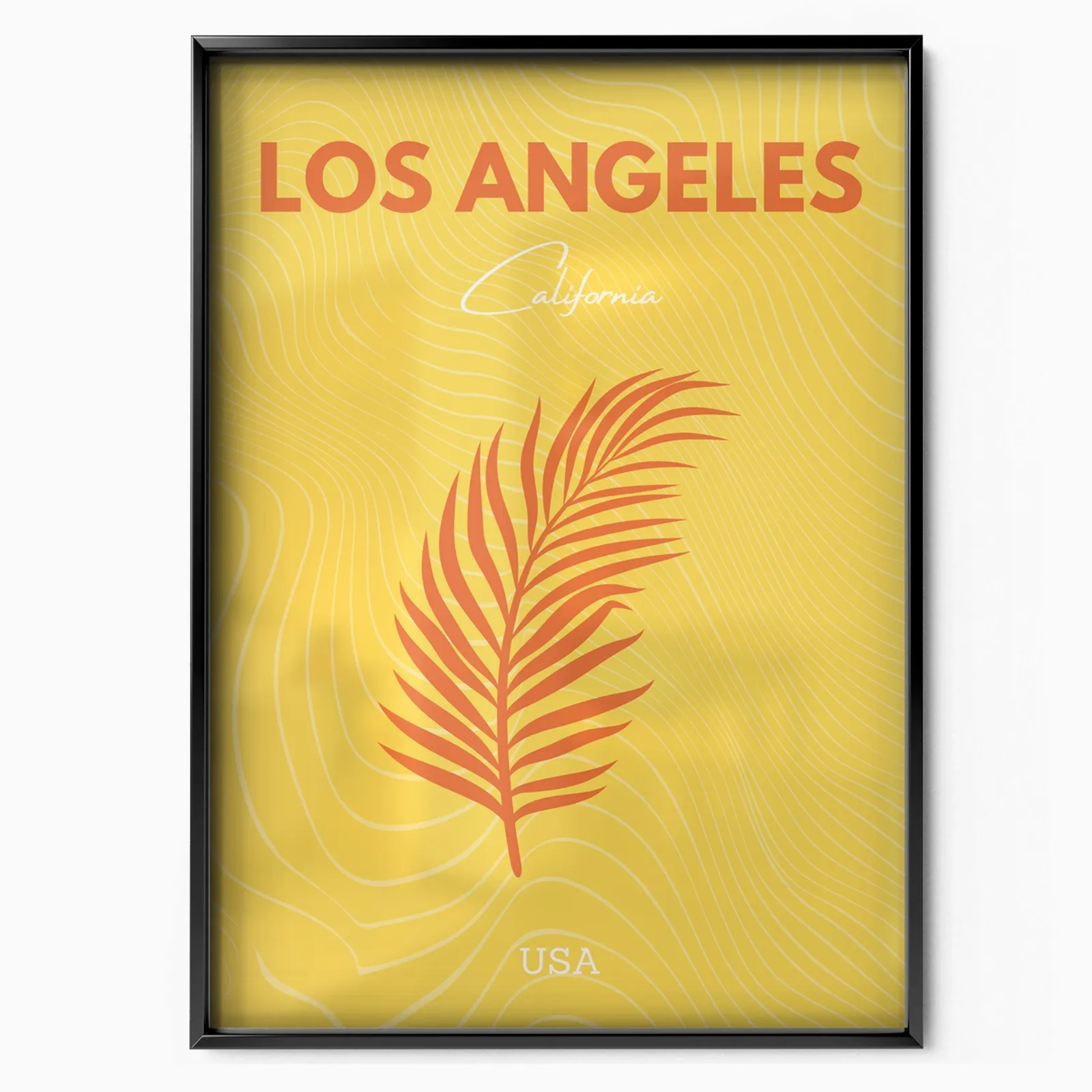 Los Angeles poster, museum grade matte print