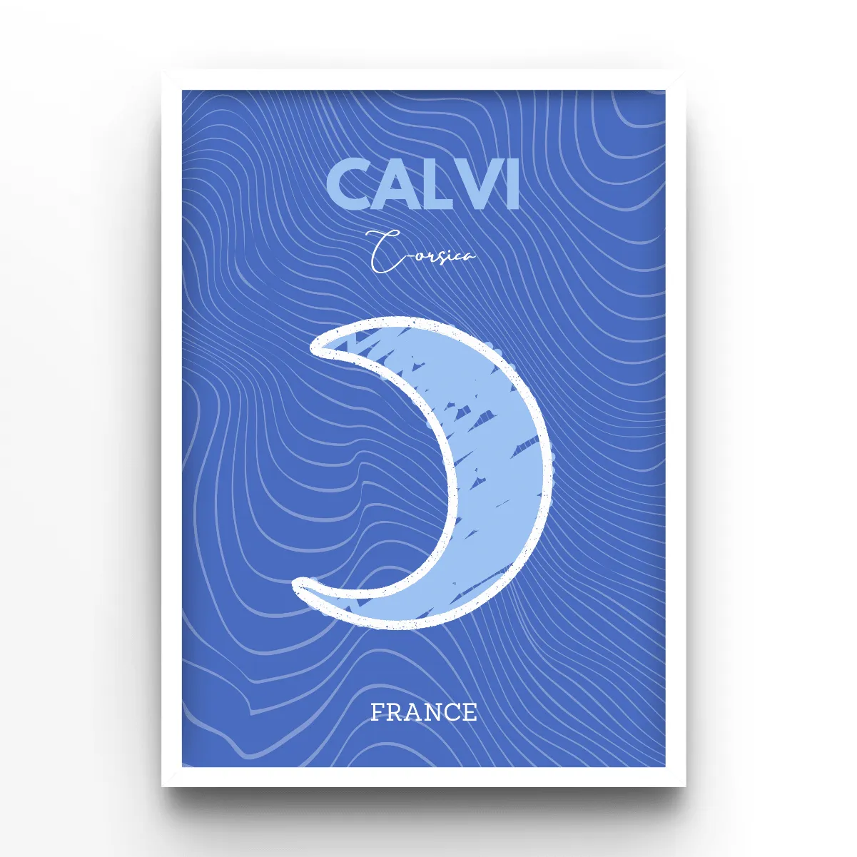 Calvi poster, museum grade matte print