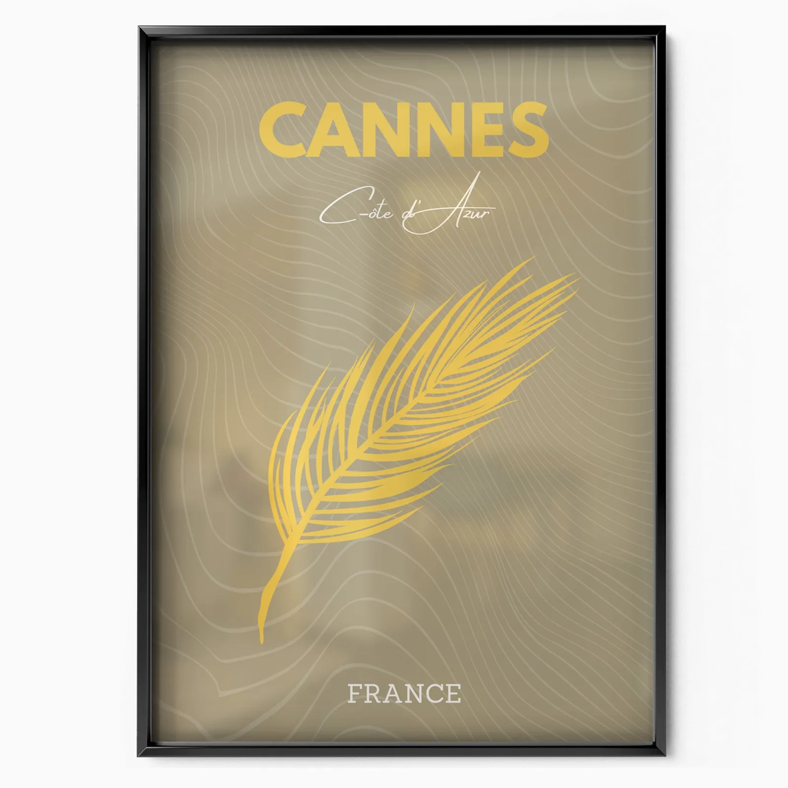 Cannes poster, museum grade matte print