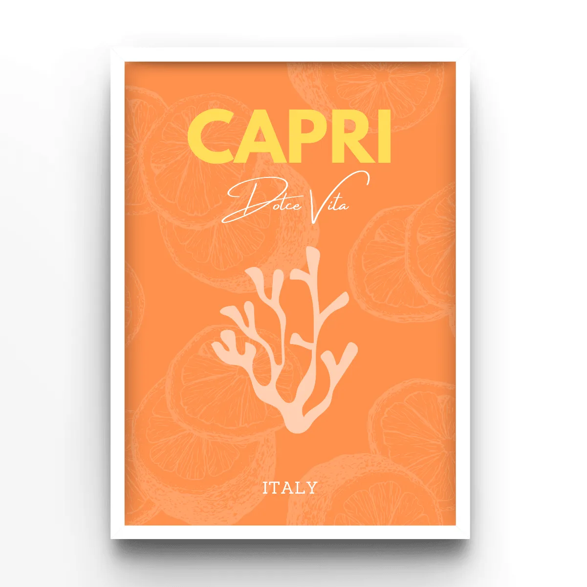 Capri poster, museum grade matte print