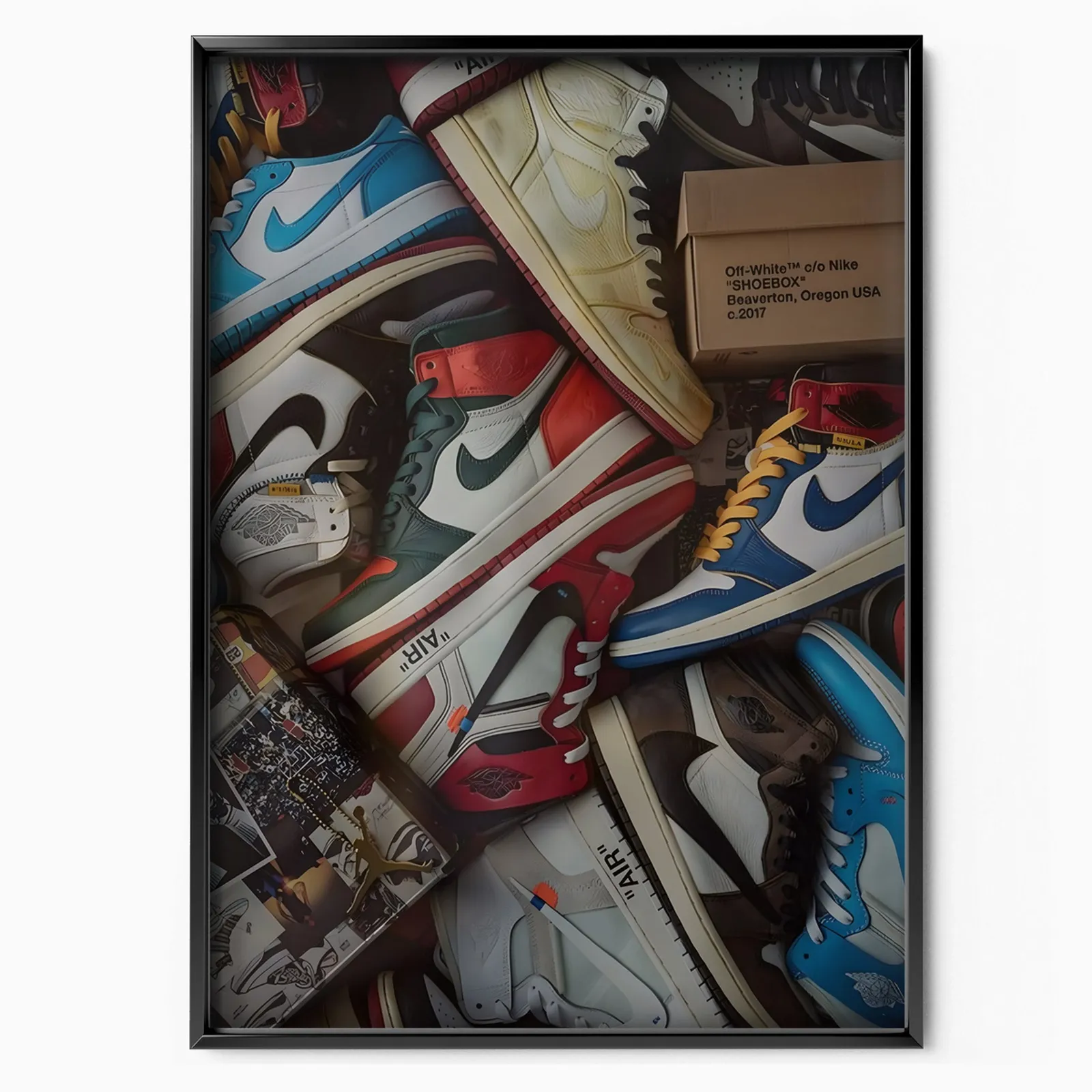 "Caixa de sapatos"  poster, impressão mate de qualidade de museu