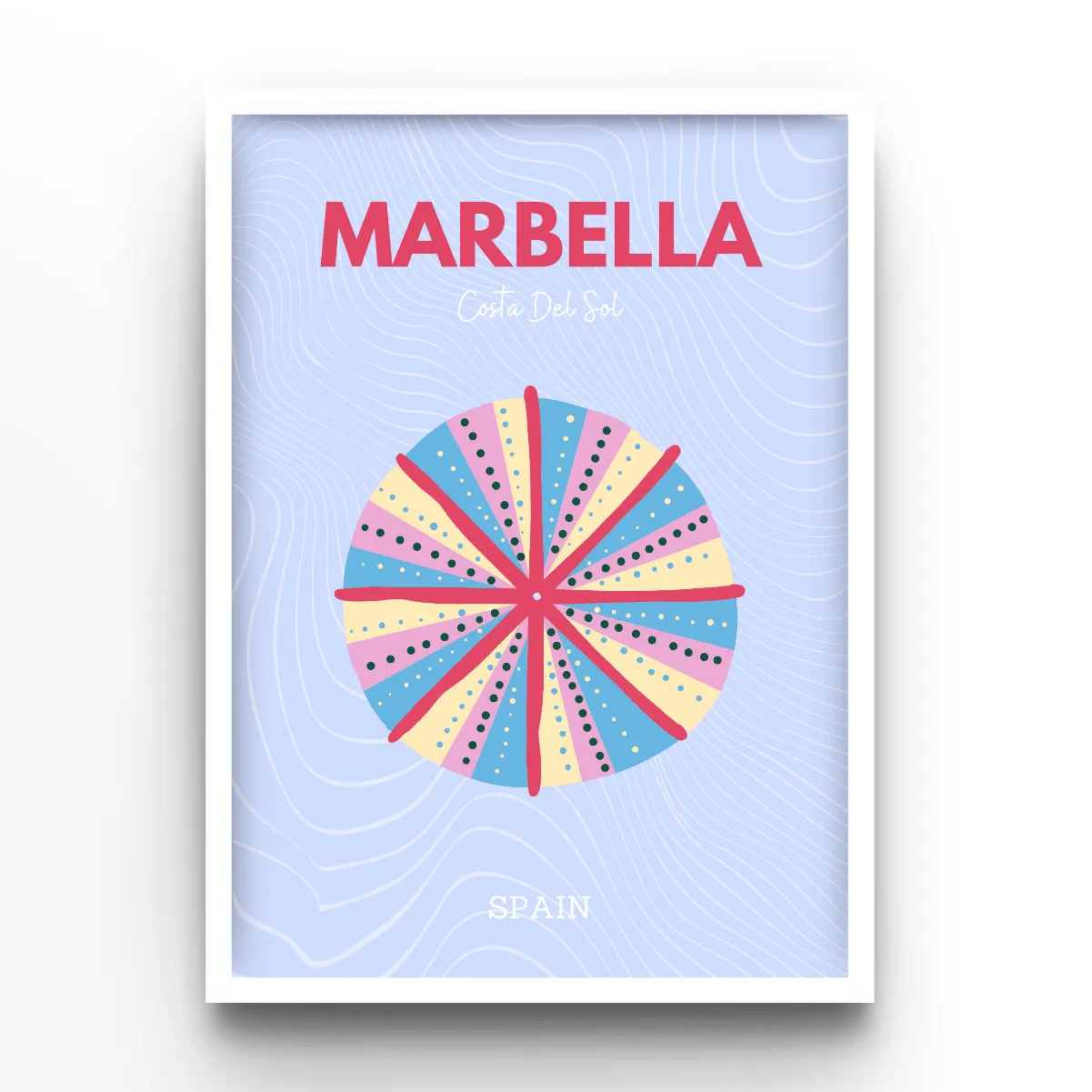 Marbella poster, museum grade matte print