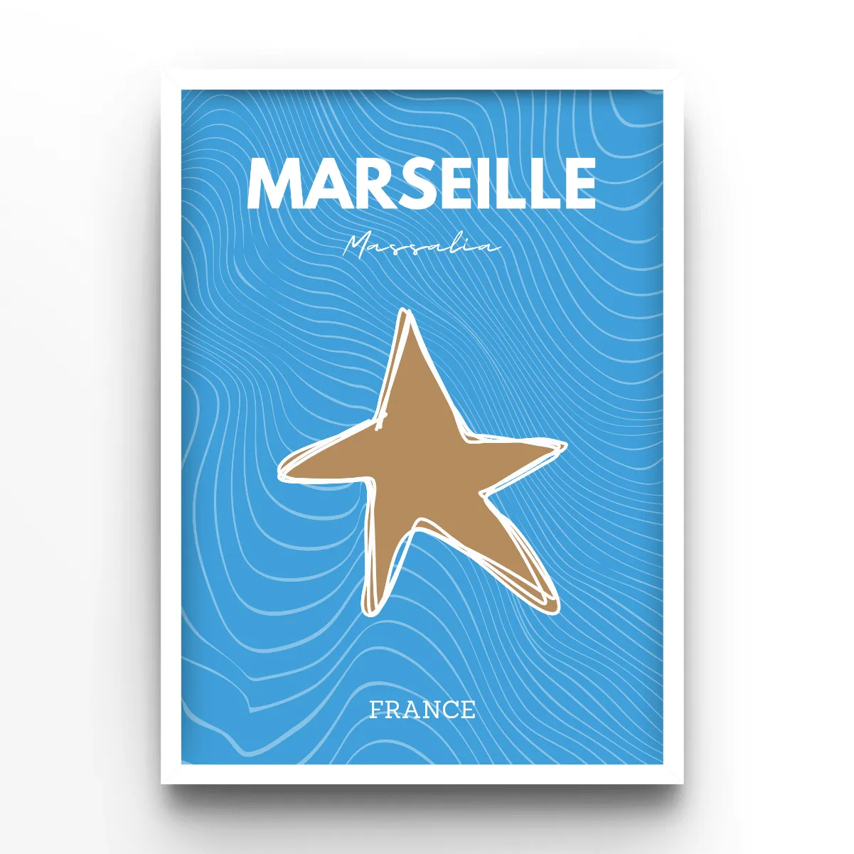 Marsylia  poster, museum grade matte print