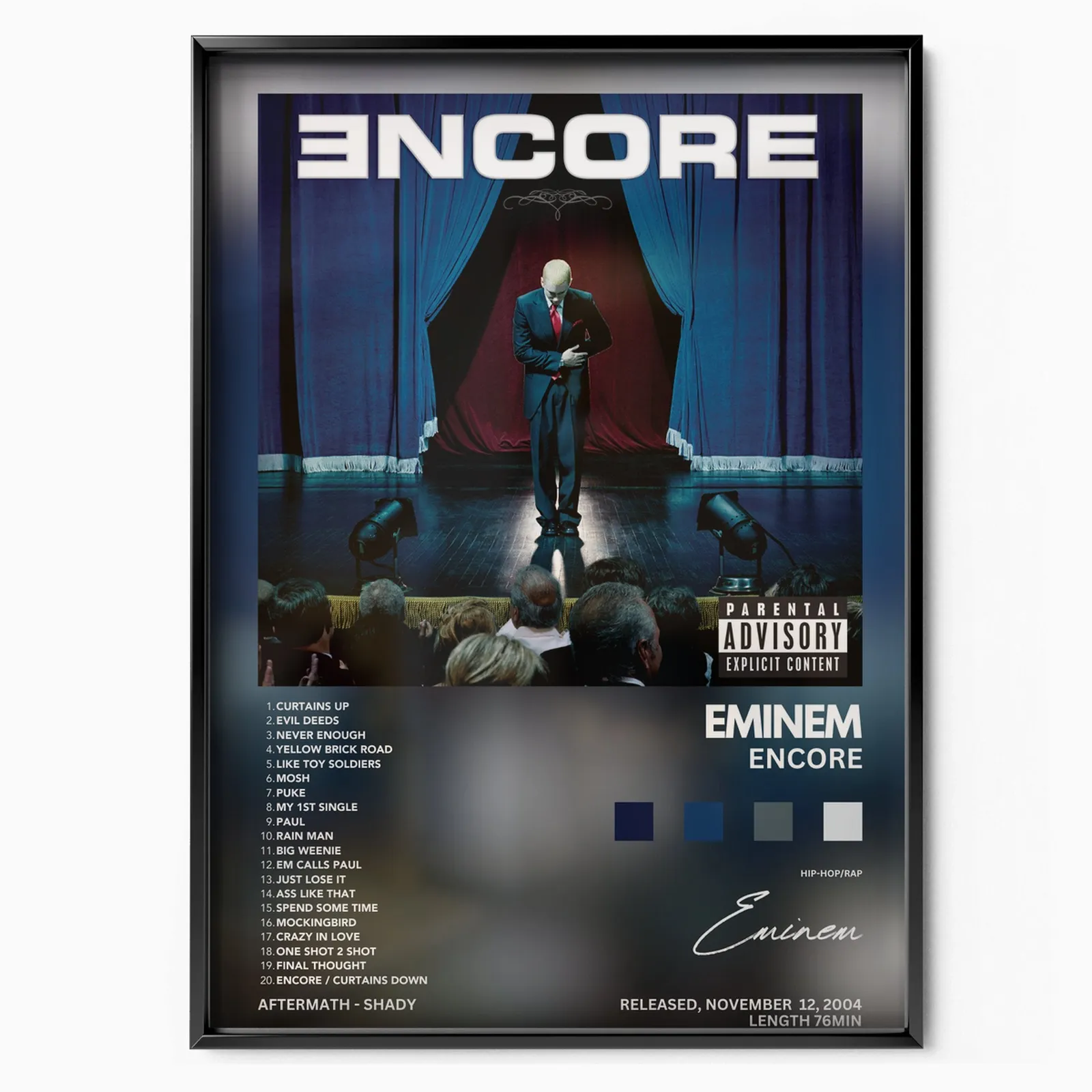Encore Album poszter, matt, múzeumi minőségű nyomat