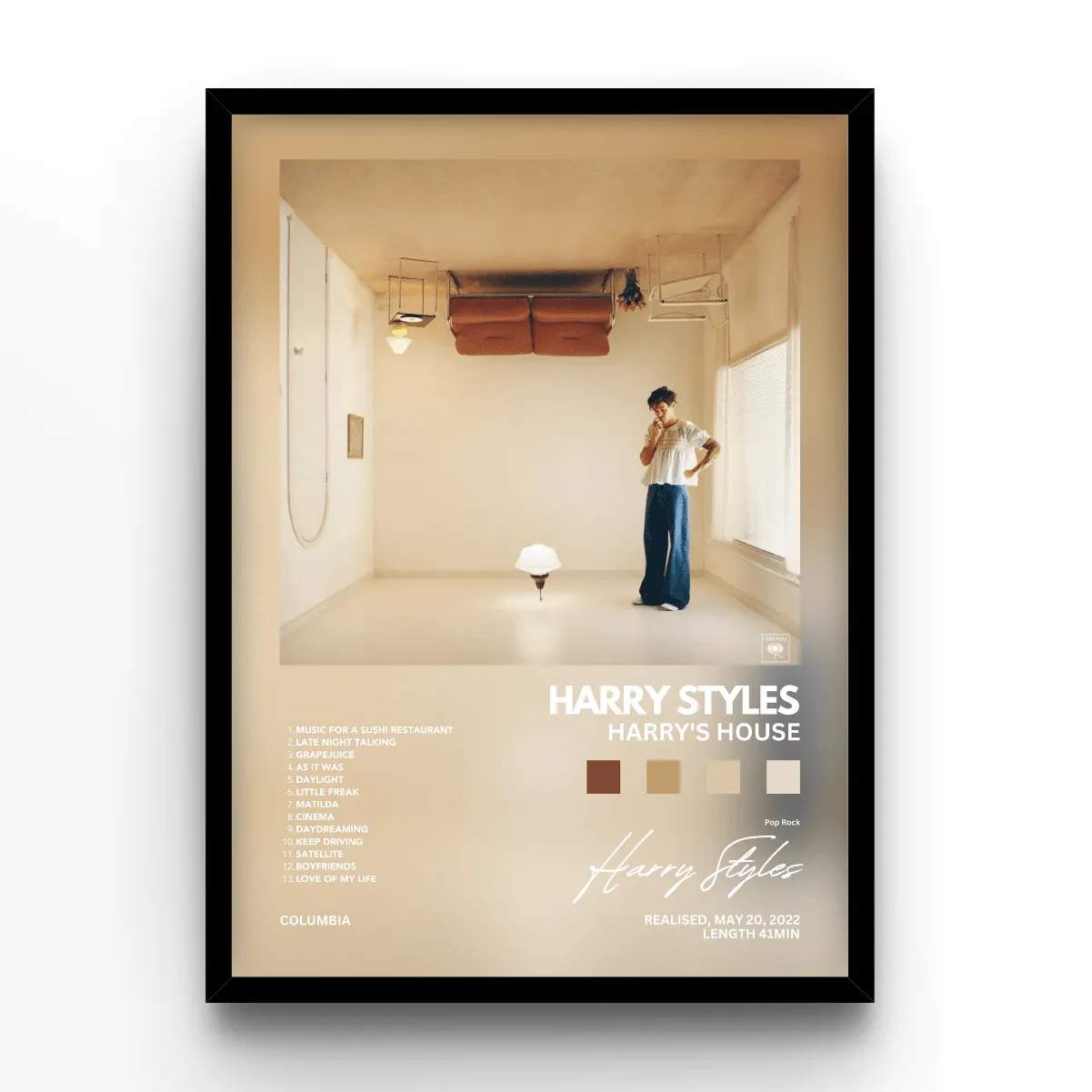 Harry Styles Harry's House Album poster