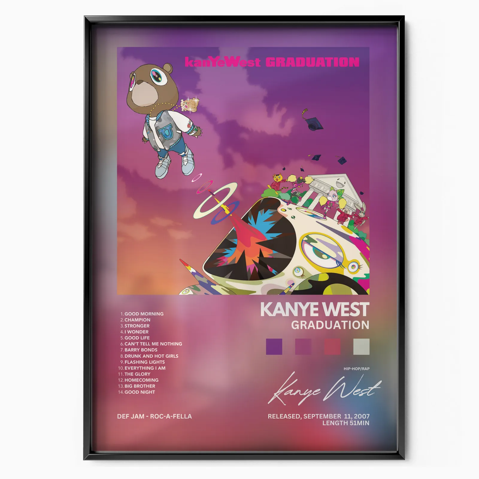 Graduation Album poster, museum grade matte print