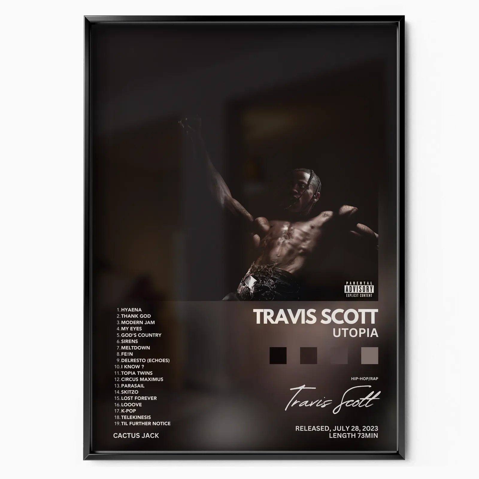 Utopia Album poster, museum grade matte print