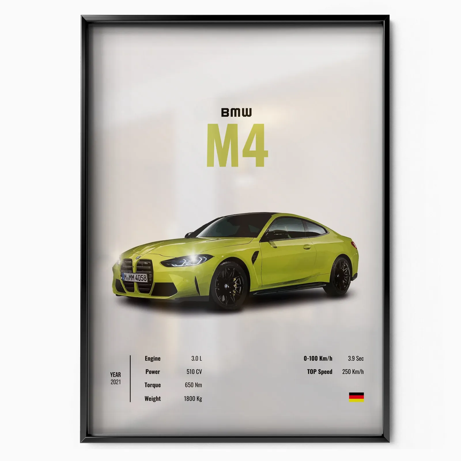 BMW M4 poster