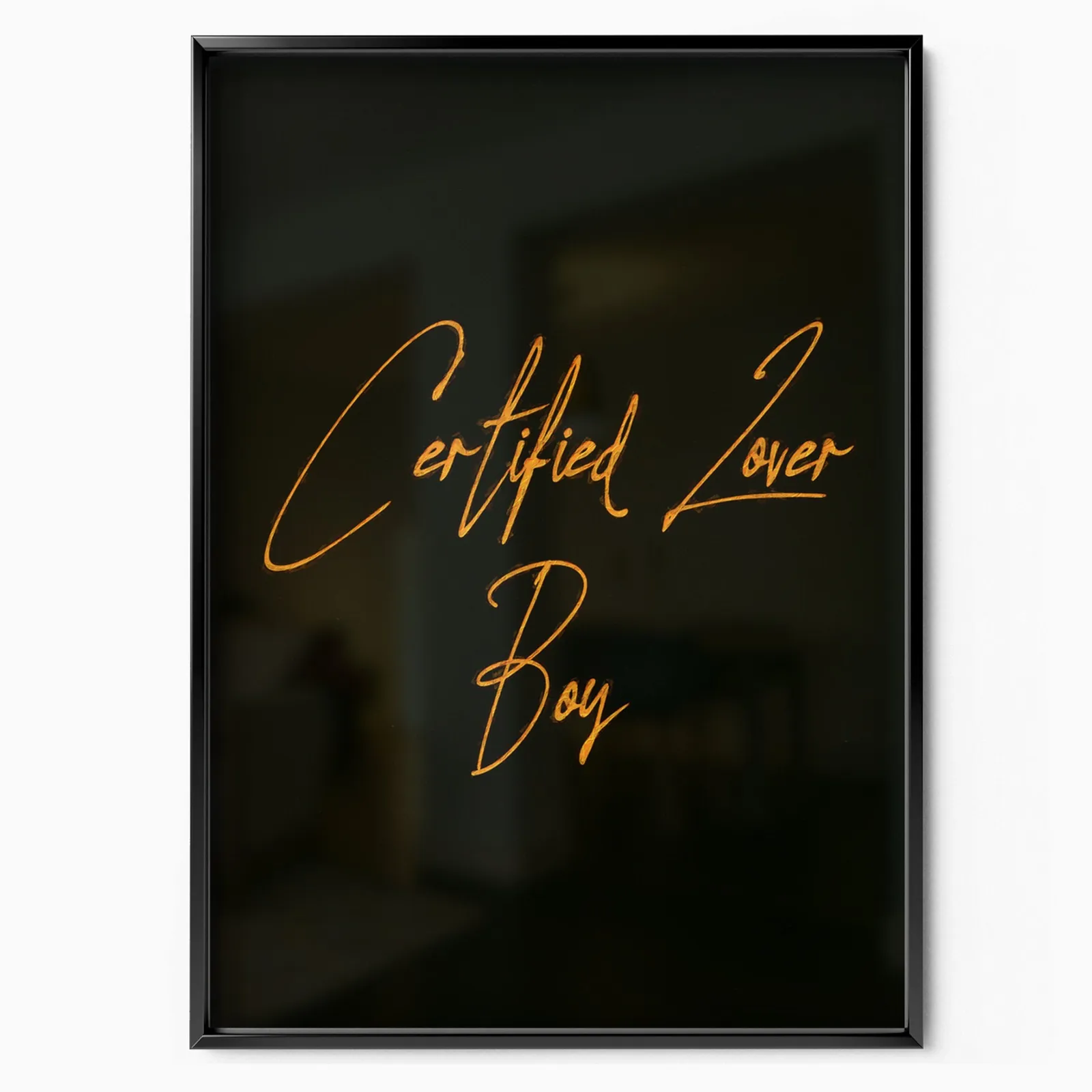 Drake Certified Lover Boy Logo poster, museum grade matte print