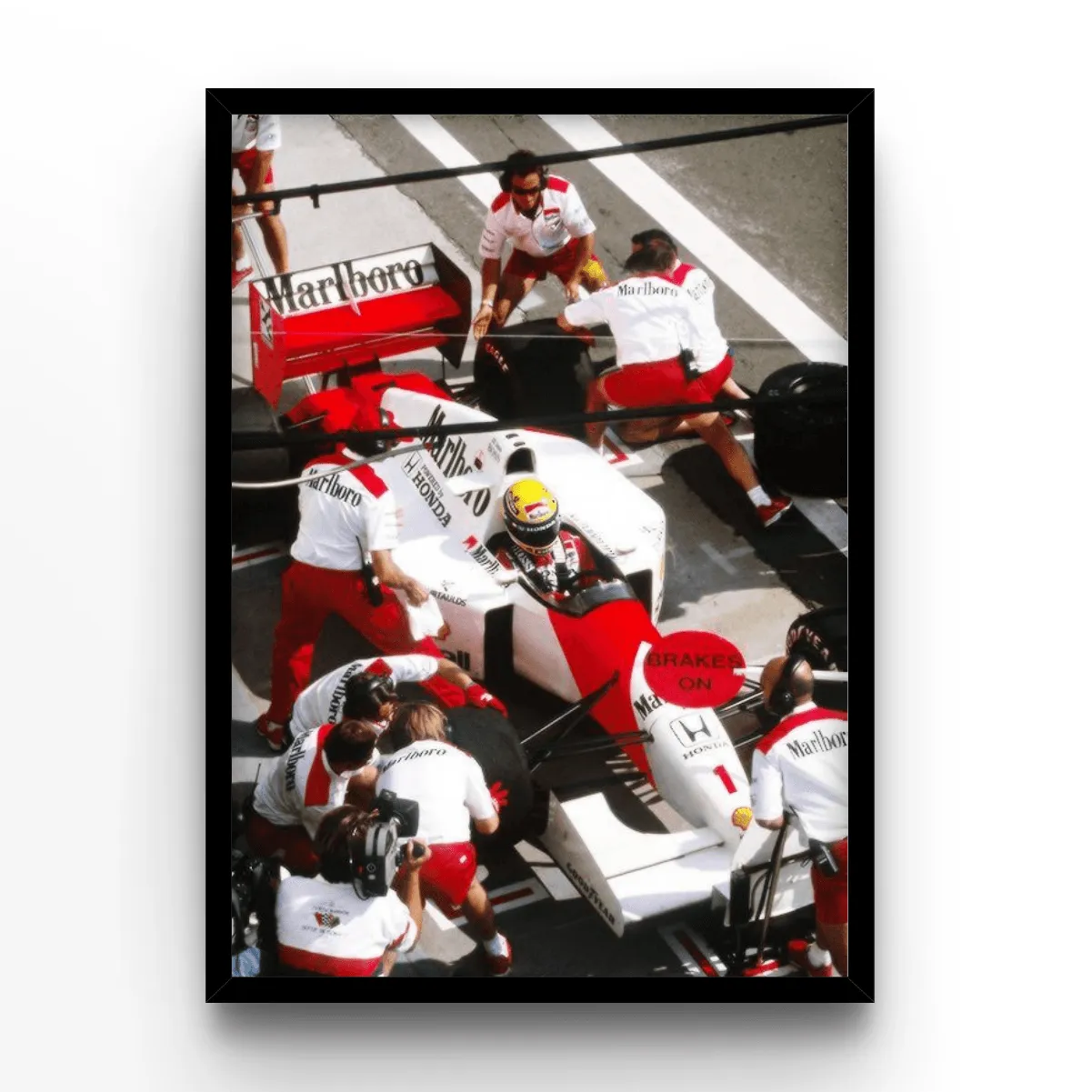 Racing Box poster, museum grade matte print