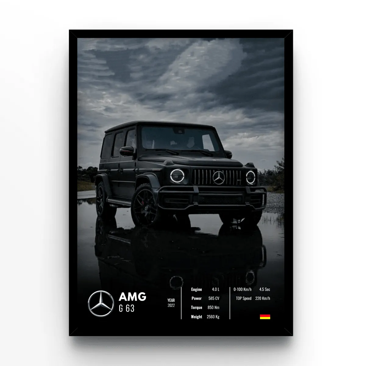 Mercedes AMG G 63 Collector poster, museum grade matte print