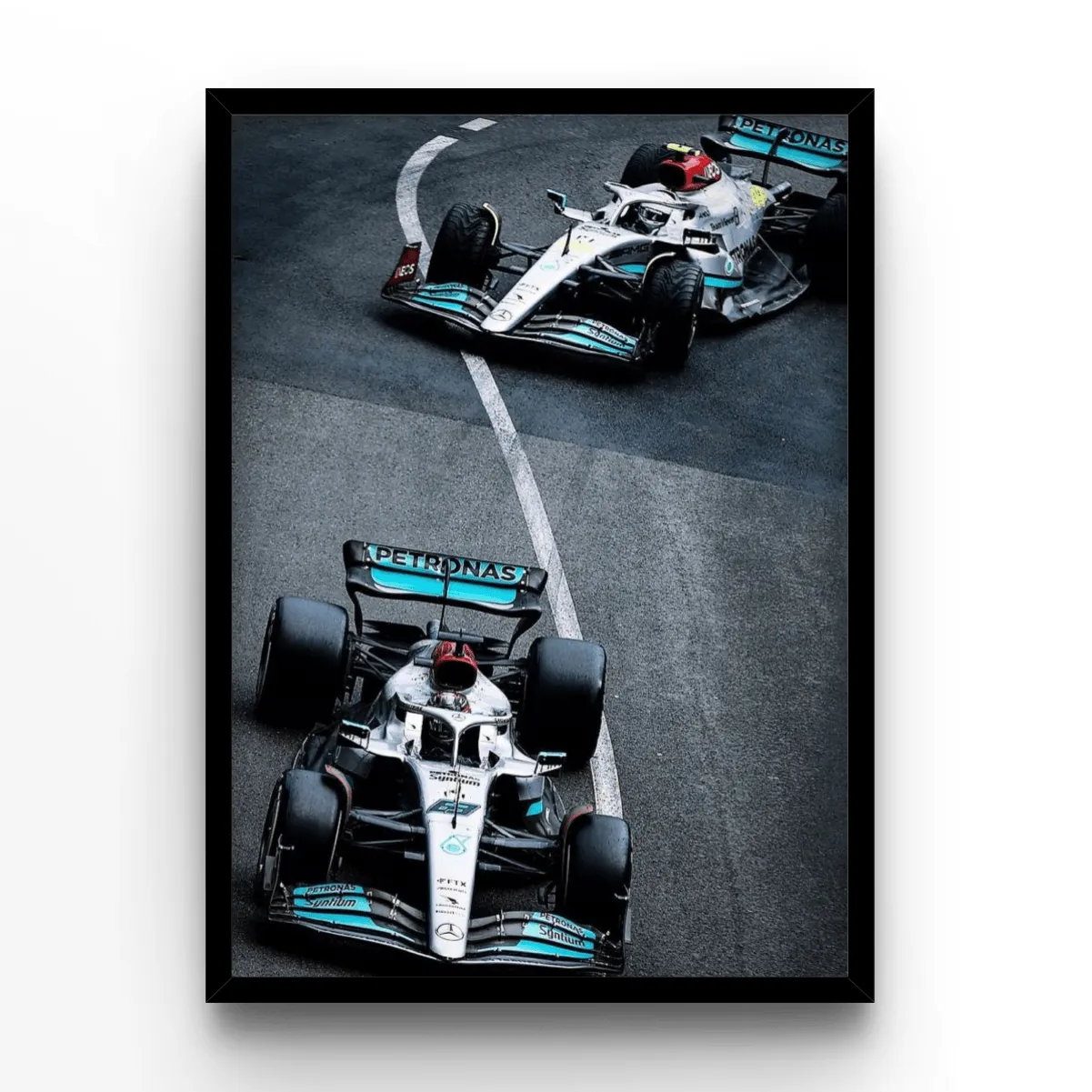 Mercedes Drivers poster, museum grade matte print