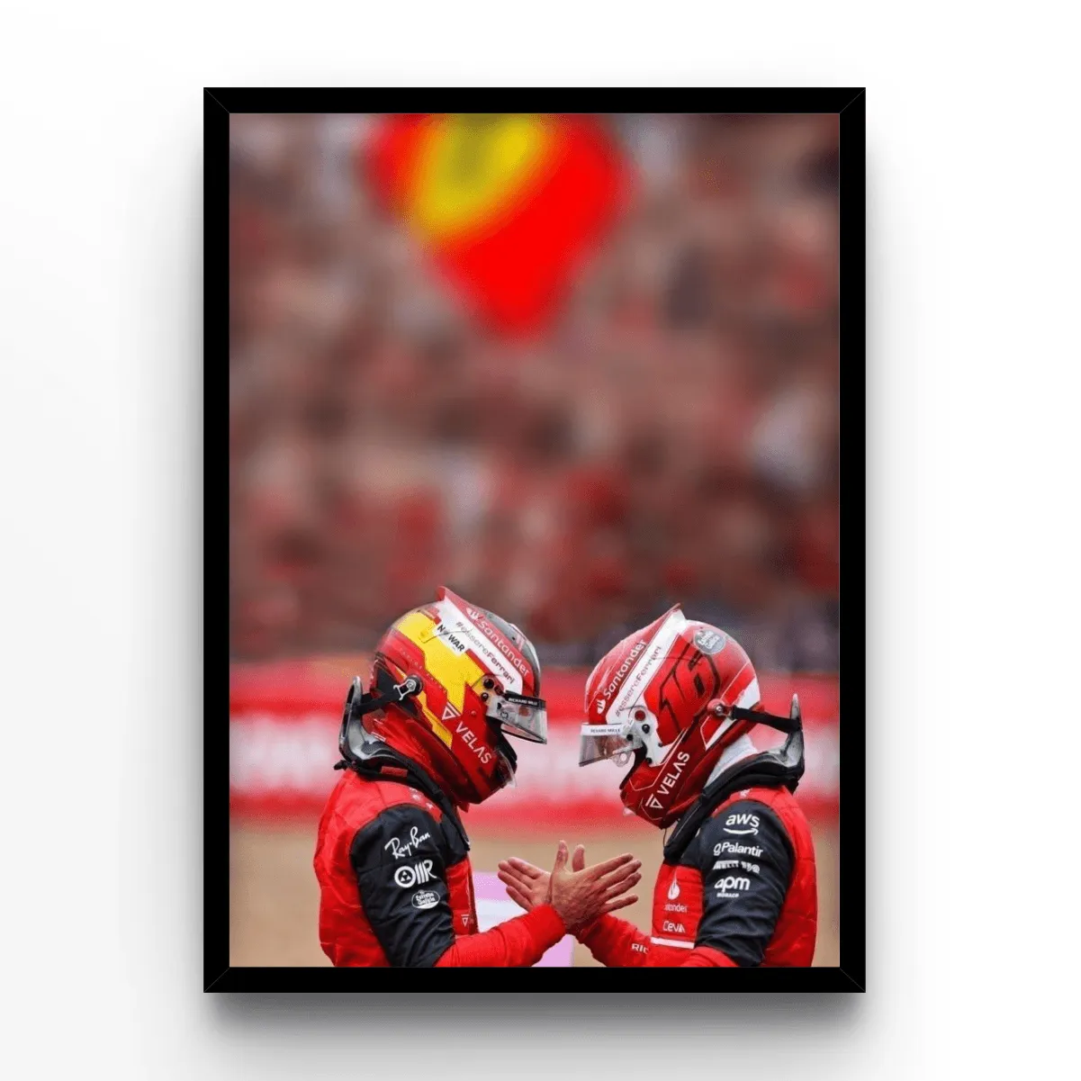 Leclerc & Sainz poster