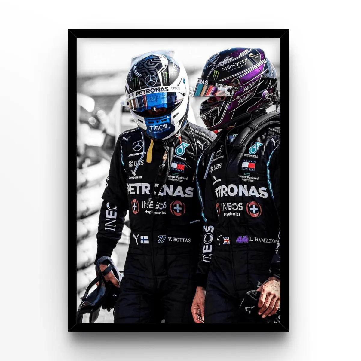 Mercedes Hamilton & Russell poster, museum grade matte print