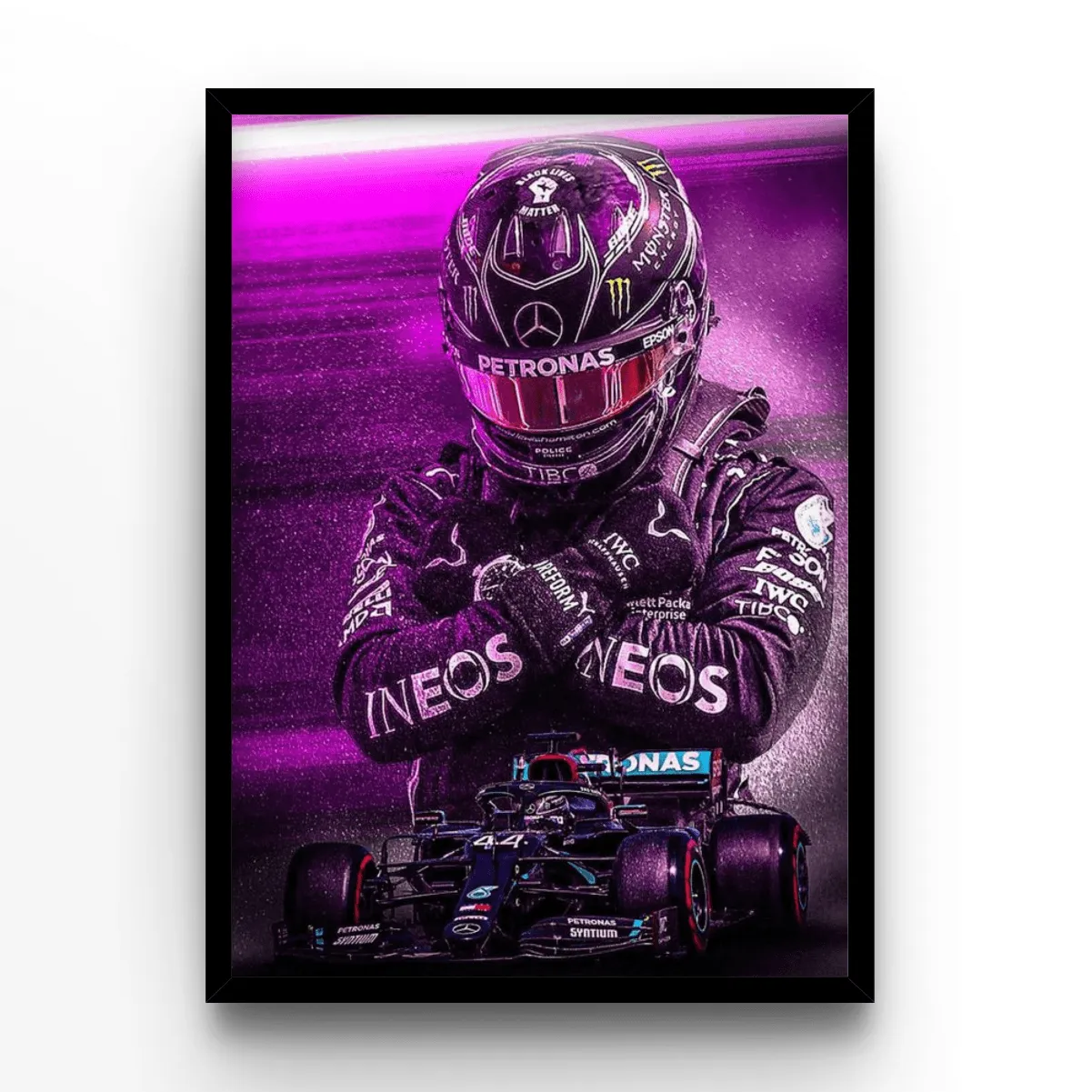 Silver Arrow Racer poster, museum grade matte print