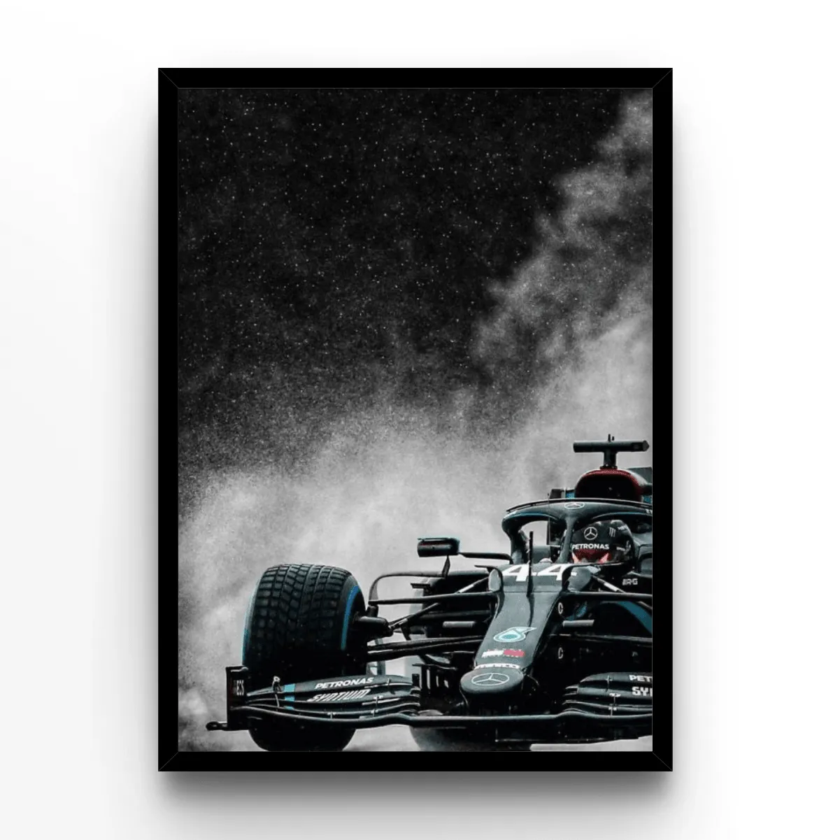 Racing in the Rain poster, museum grade matte print