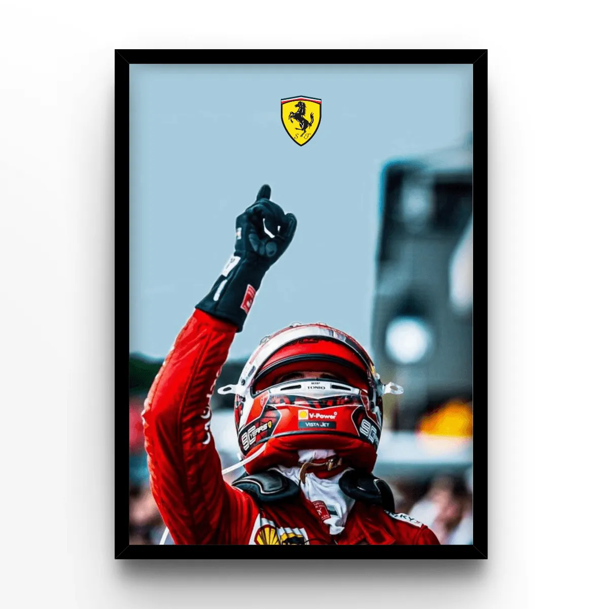 Monaco Scarlet Racer poster, museum grade matte print