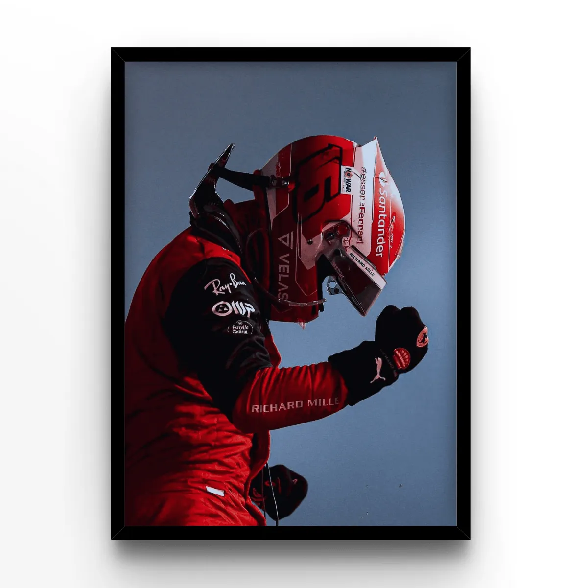 Racing Victory poster, museum grade matte print