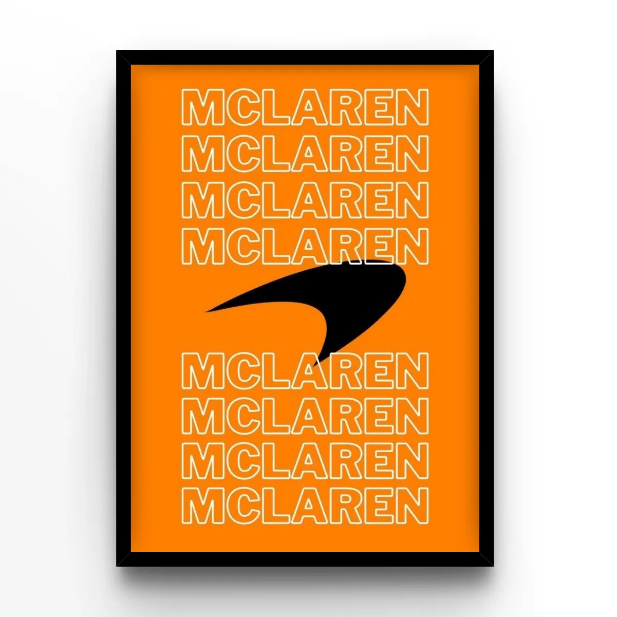 McLaren poster, museum grade matte print