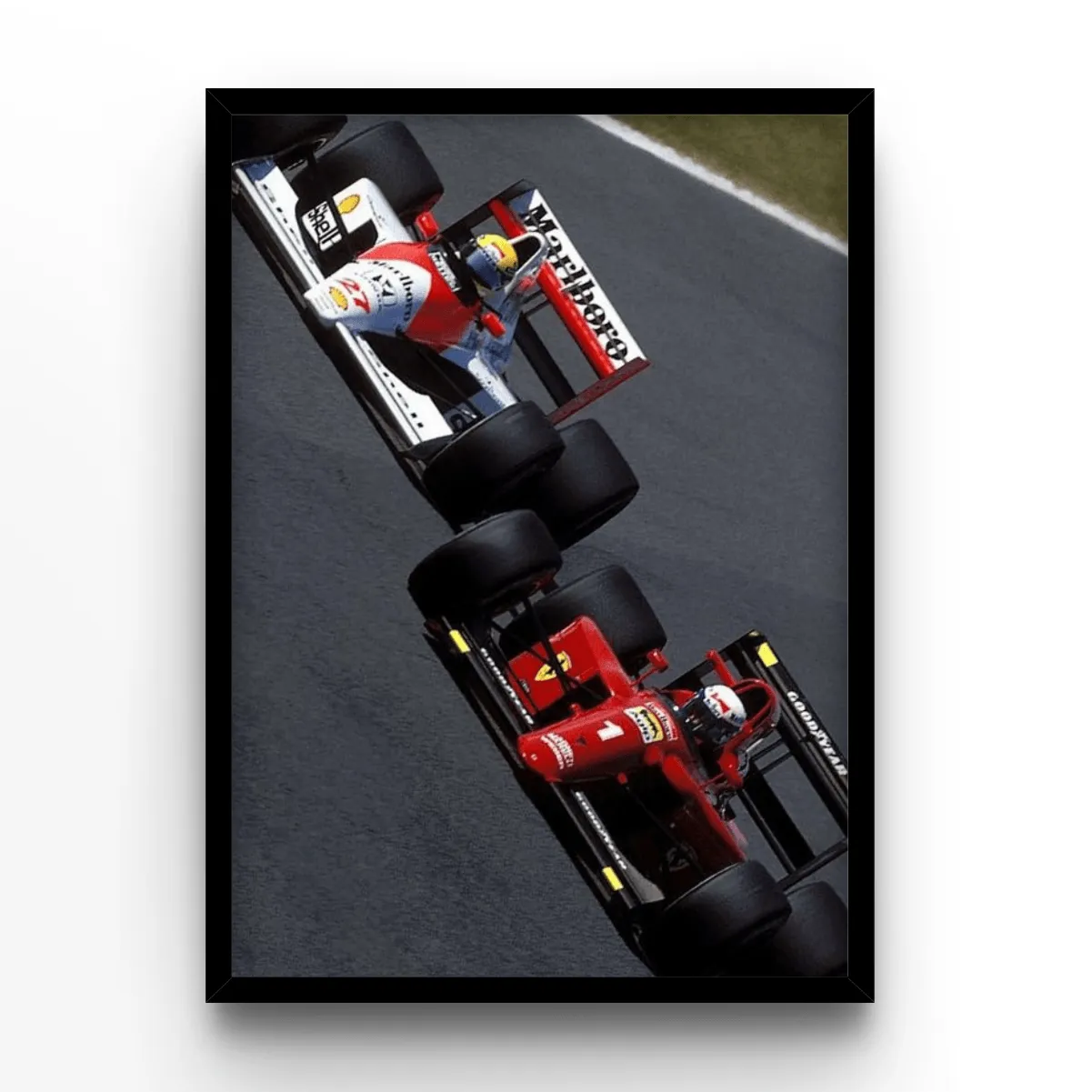 Racing Rivals poster, museum grade matte print