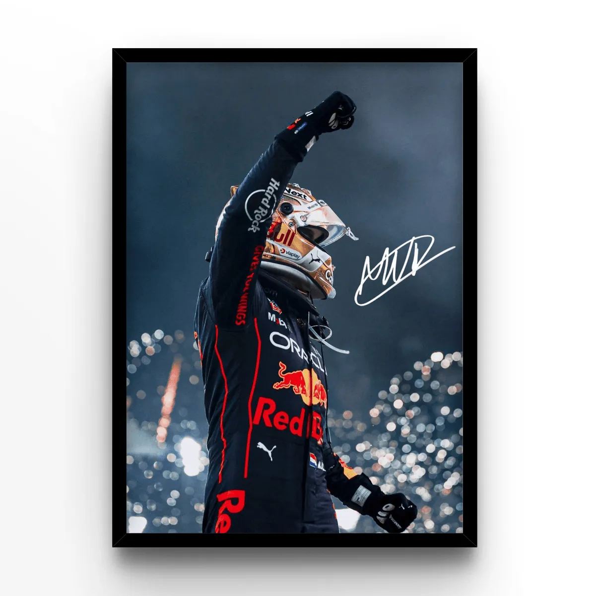 Racing Victory poster, museum grade matte print