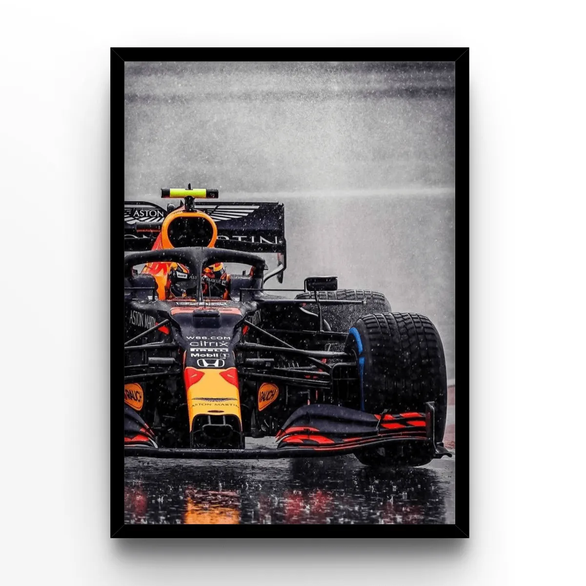 Racing Victory poster, museum grade matte print