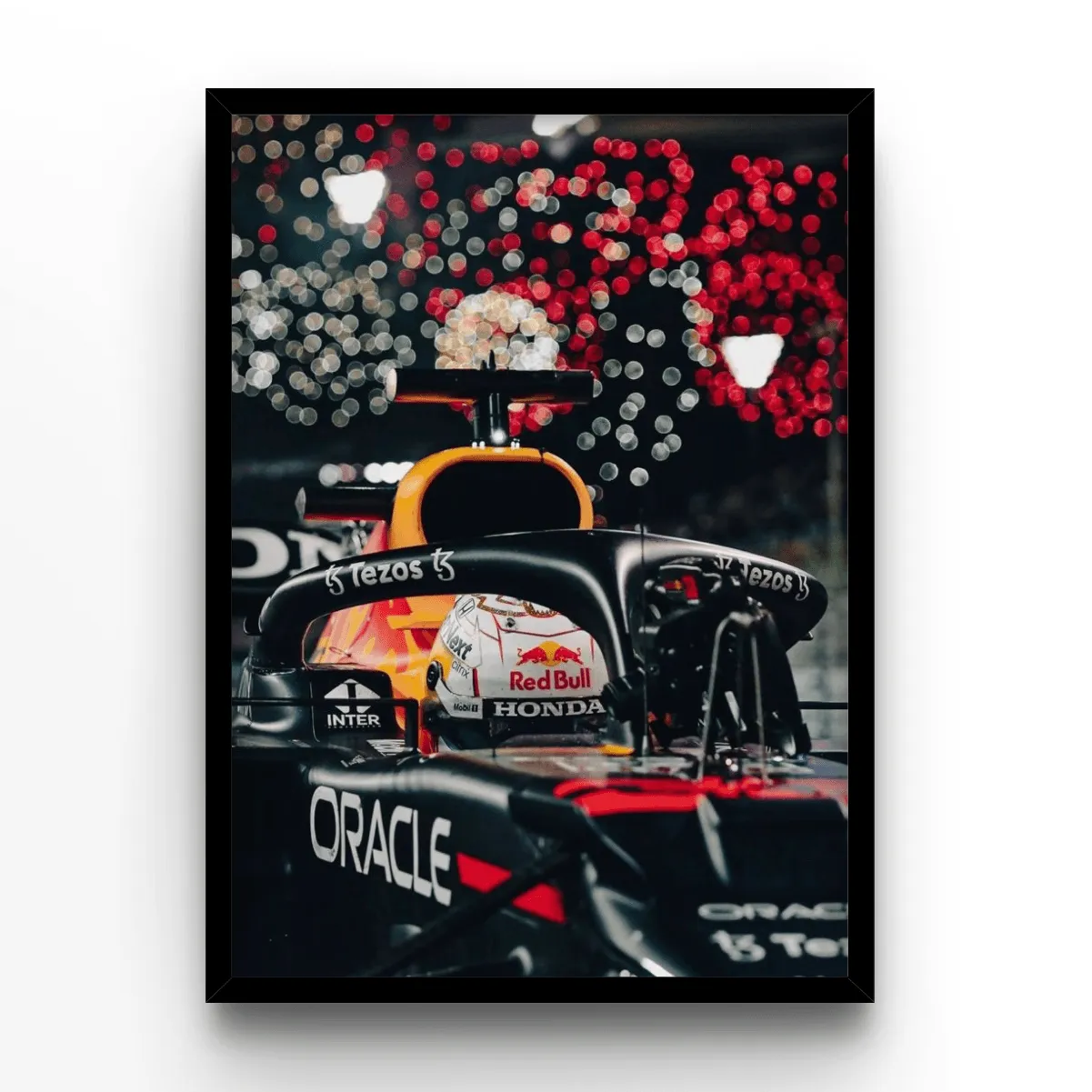 Racing Fireworks poster, museum grade matte print