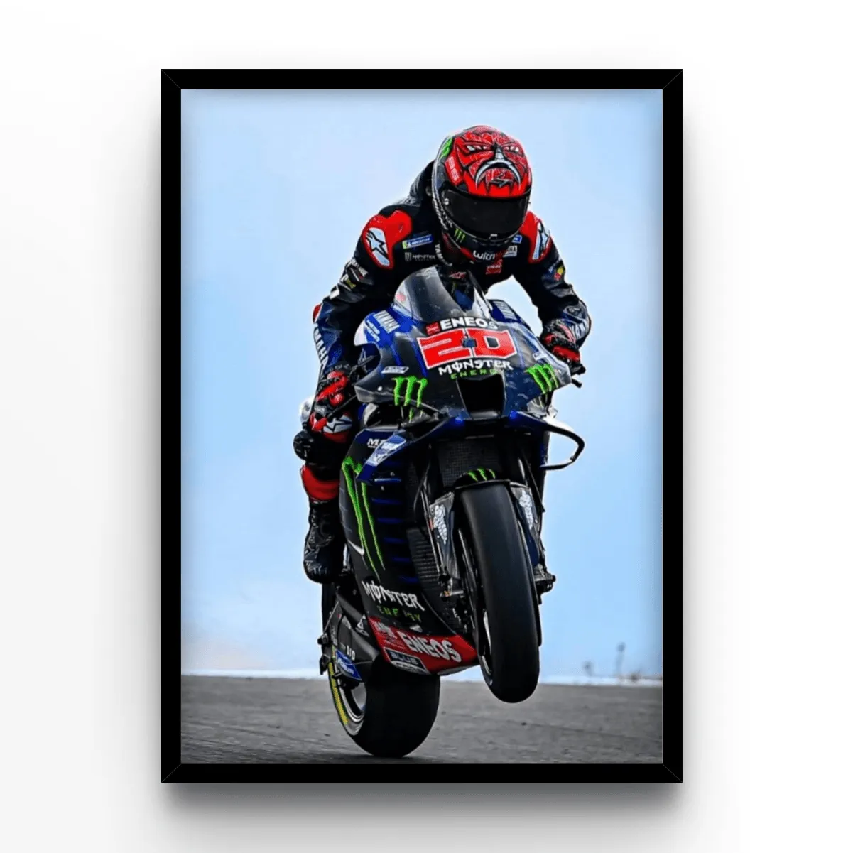 Fabio Quartararo Wheelin poster