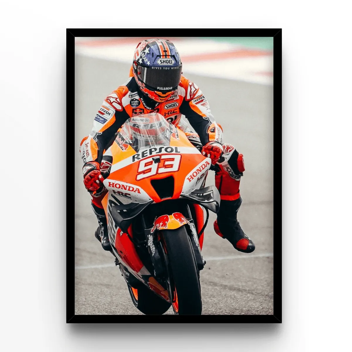 Marc Marquez x Honda poster