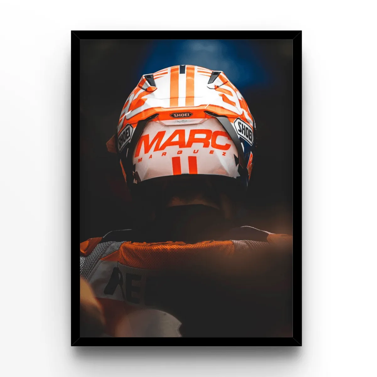 Marc Marquez Helmet poster