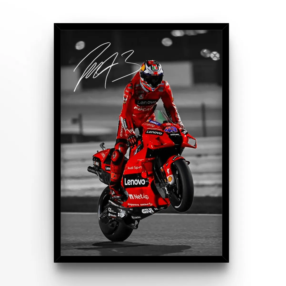 Racing Team Spirit poster, museum grade matte print