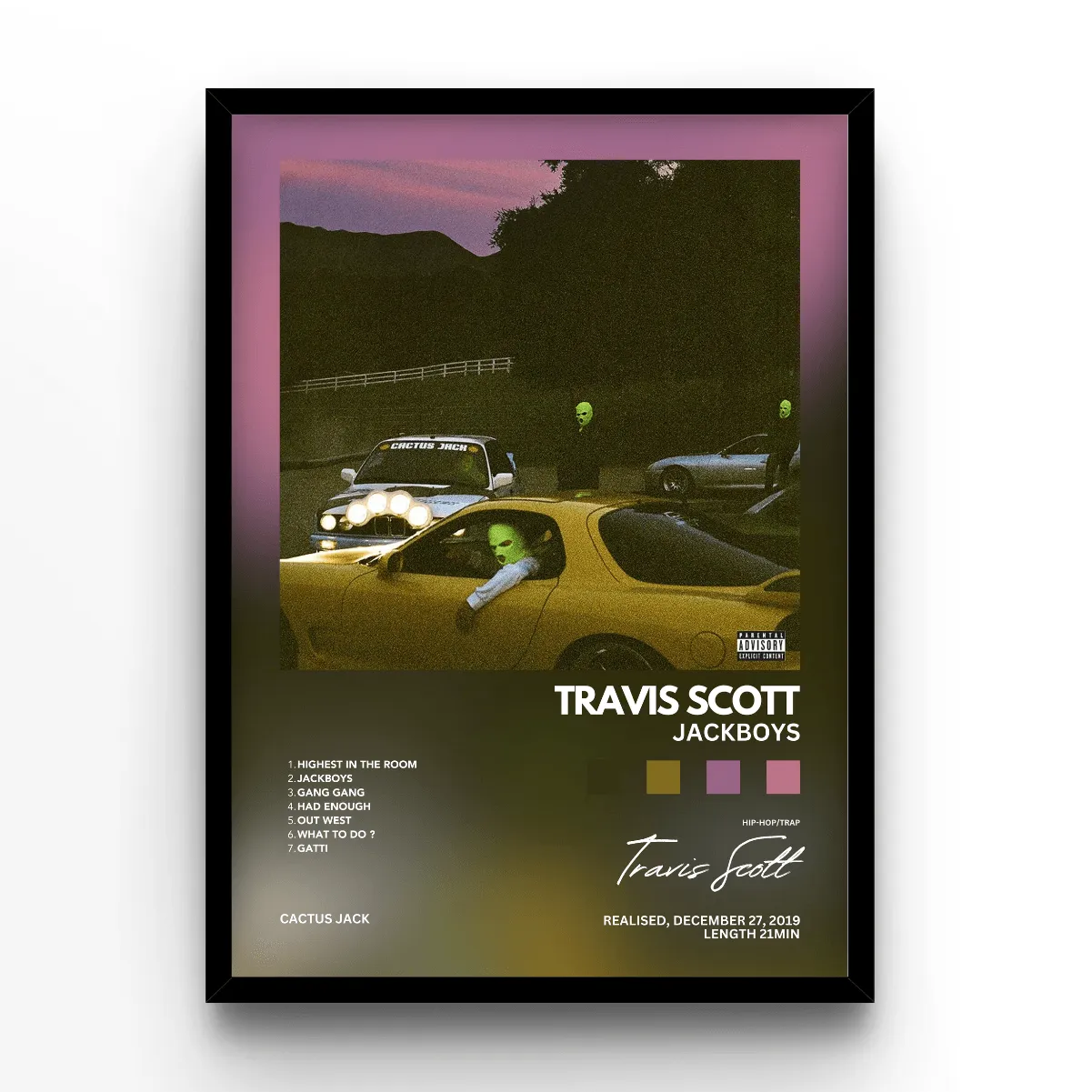 Jackboys Album poster, museum grade matte print