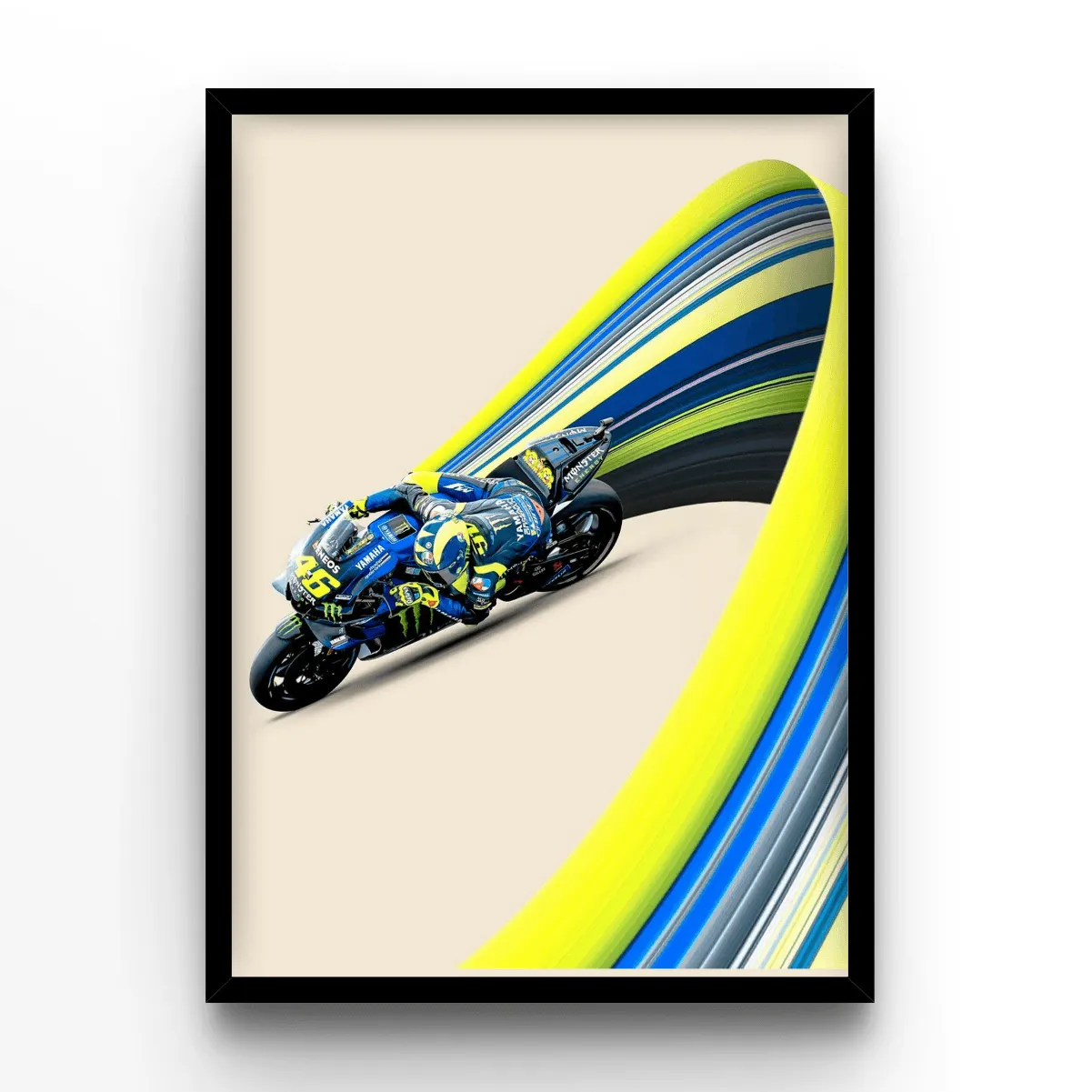 Lines Valentino Rossi poster