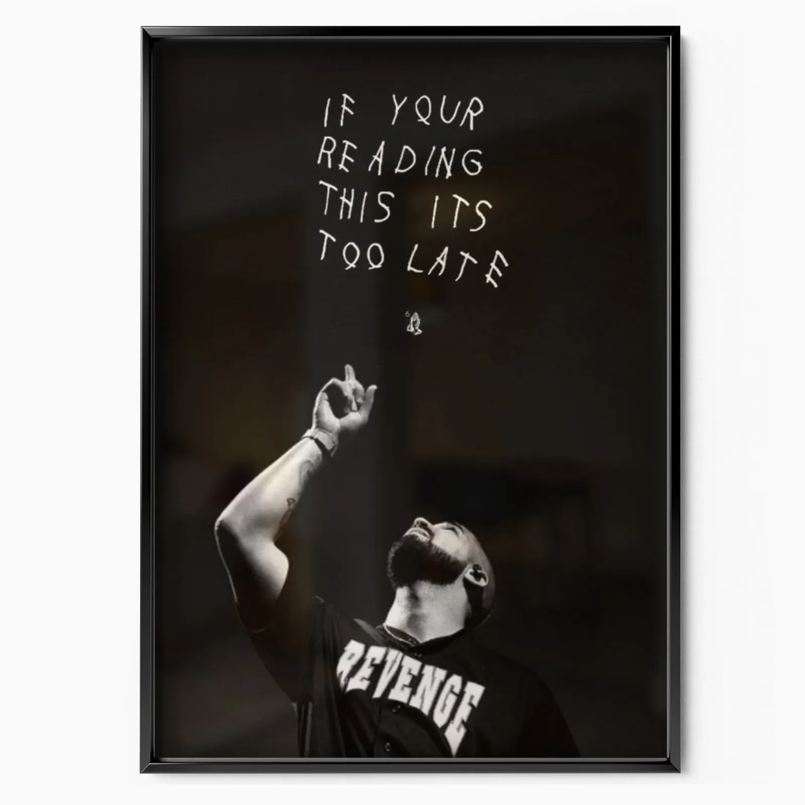 If You're Reading This It's Too Late Album poster, museum grade matte print