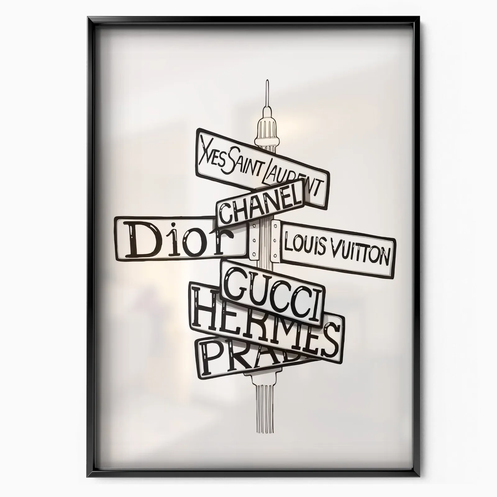 Street Luxe poster, museum grade matte print