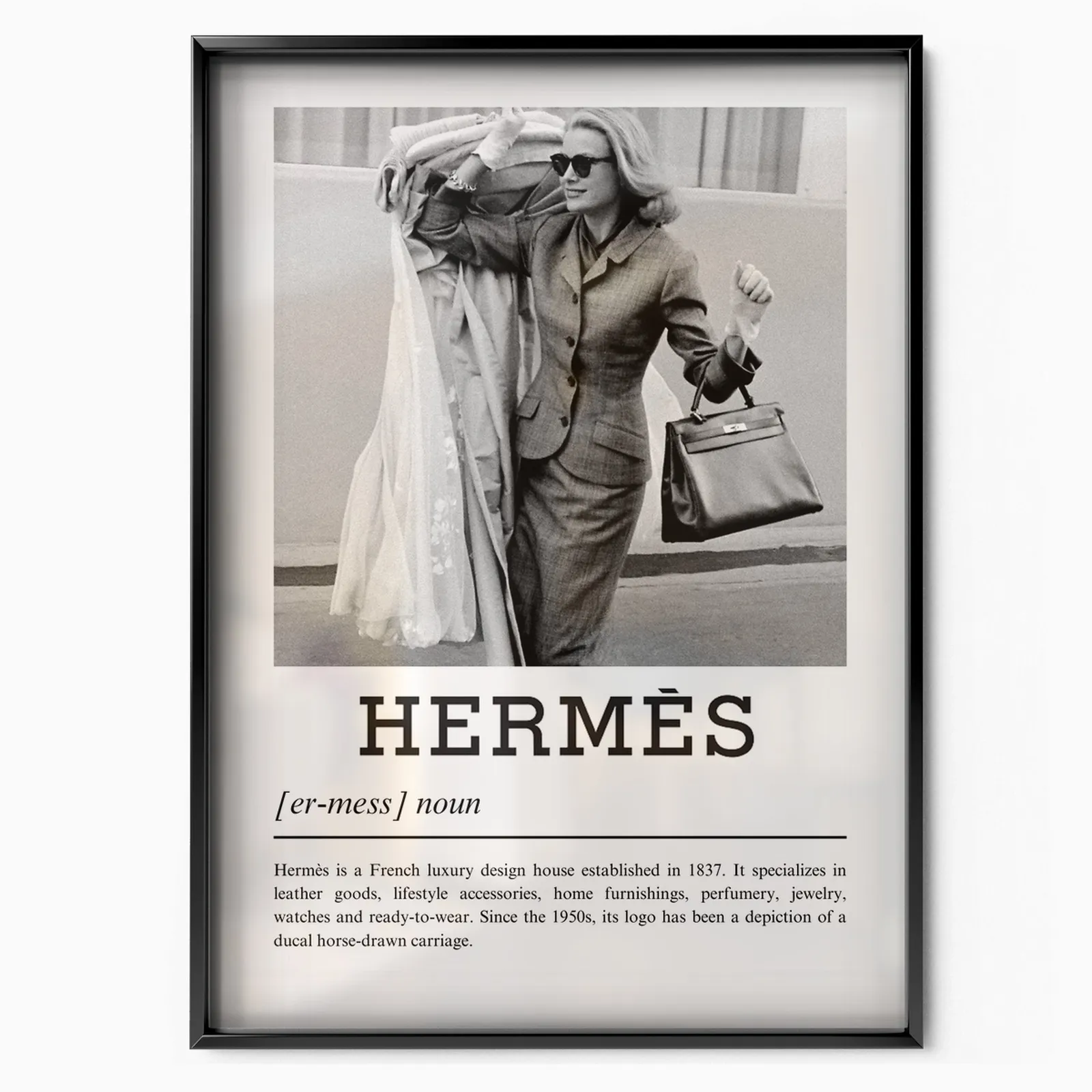 Maison Heritage poster, museum grade matte print