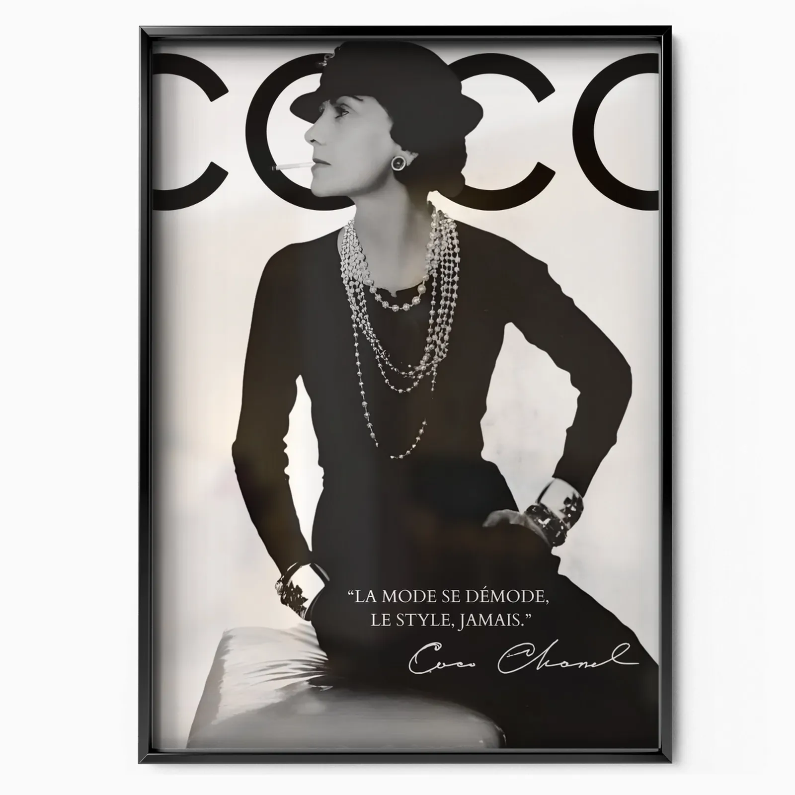 Fashion Icon poster, museum grade matte print