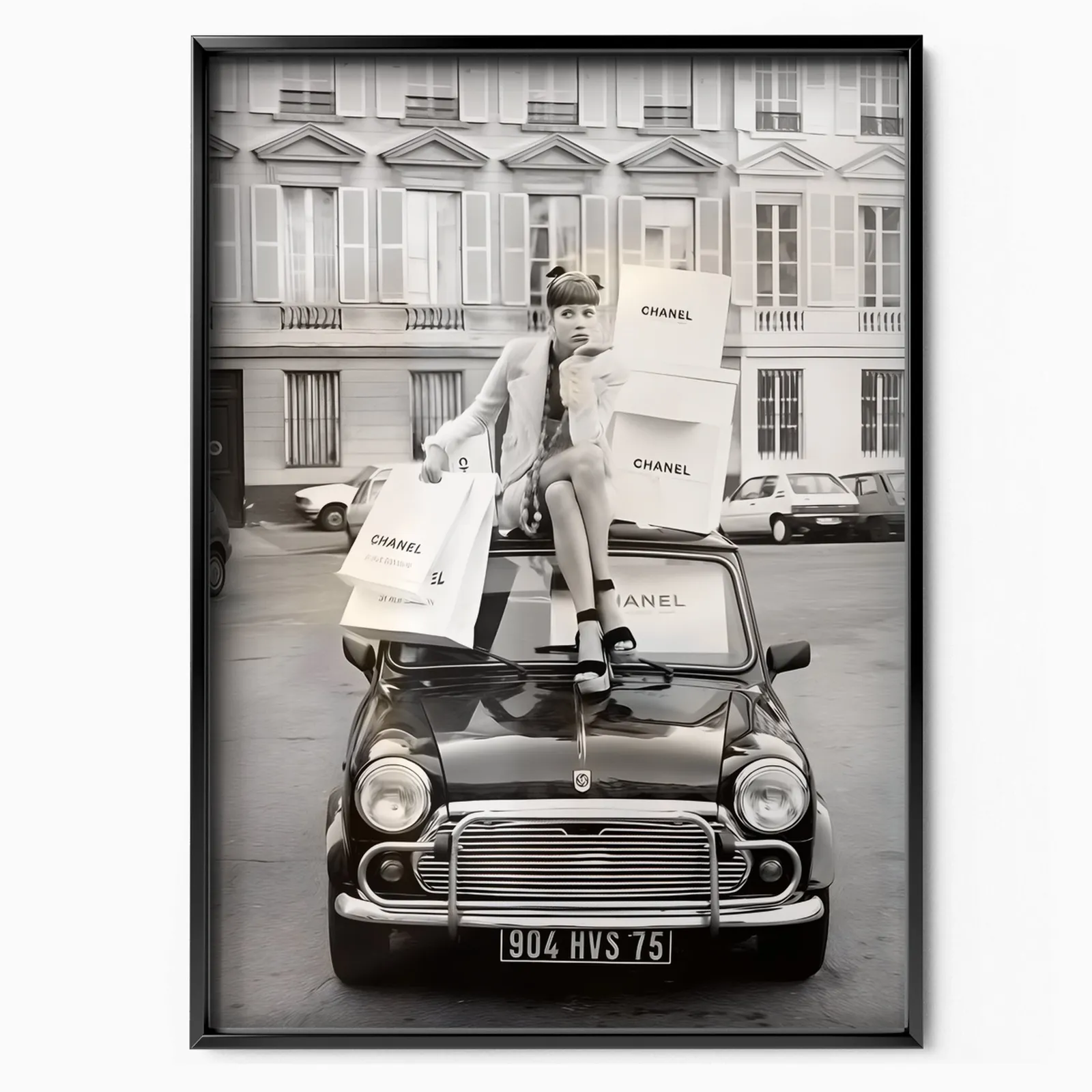 Shopping in Style poster, museum grade matte print